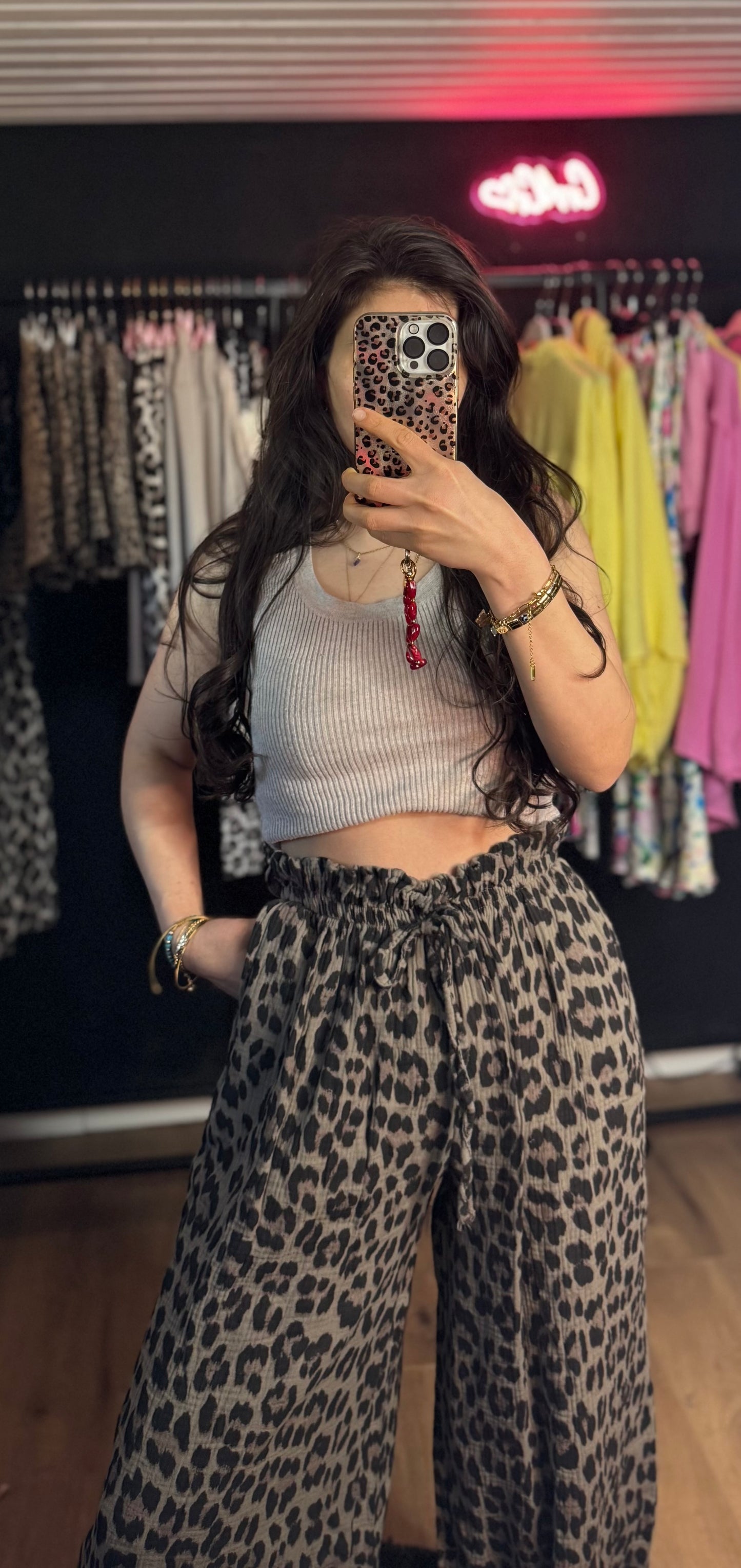 Curvy Musselin Leo Hose