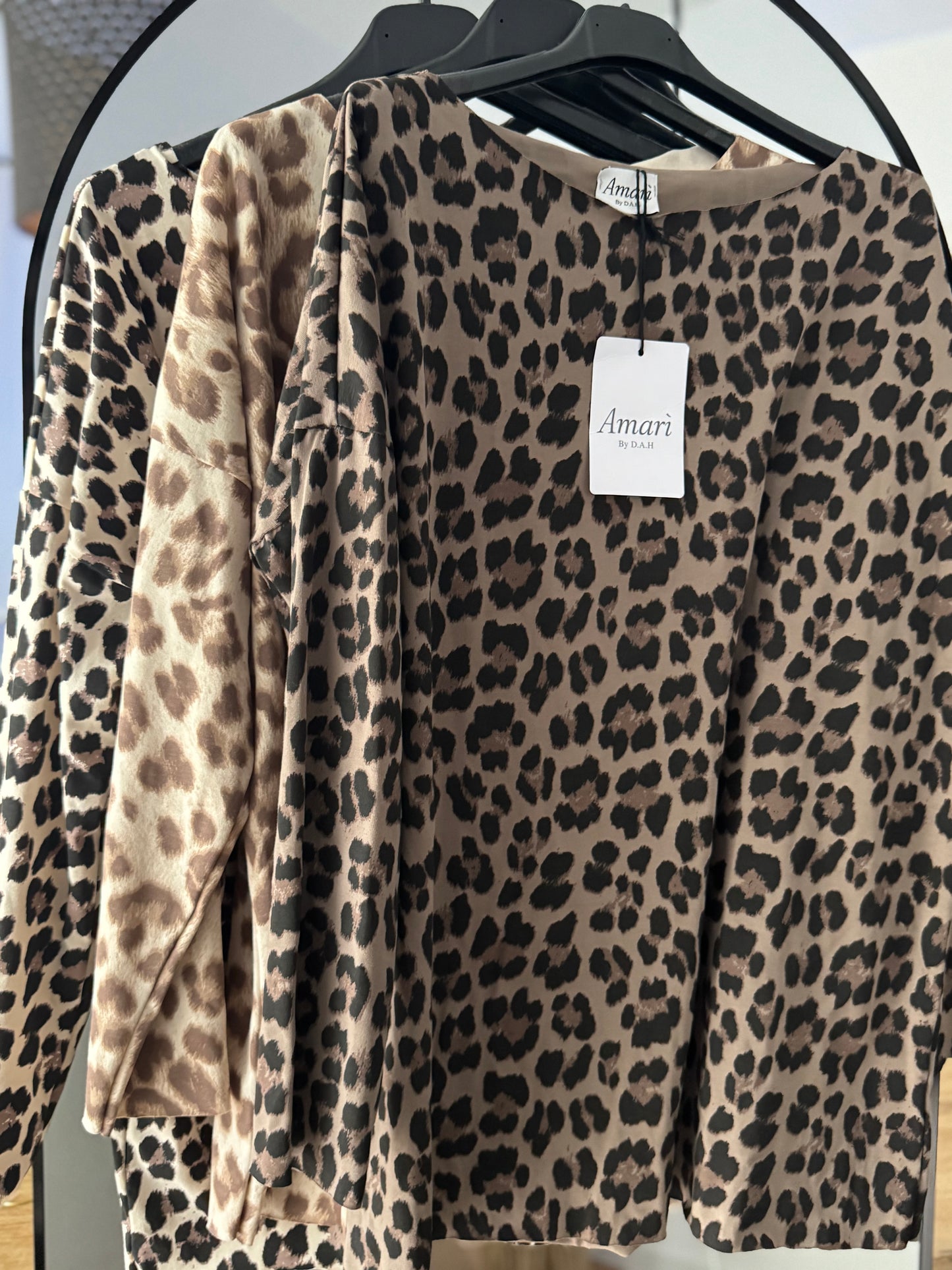 Curvy Leo Baumwoll langarmshirt