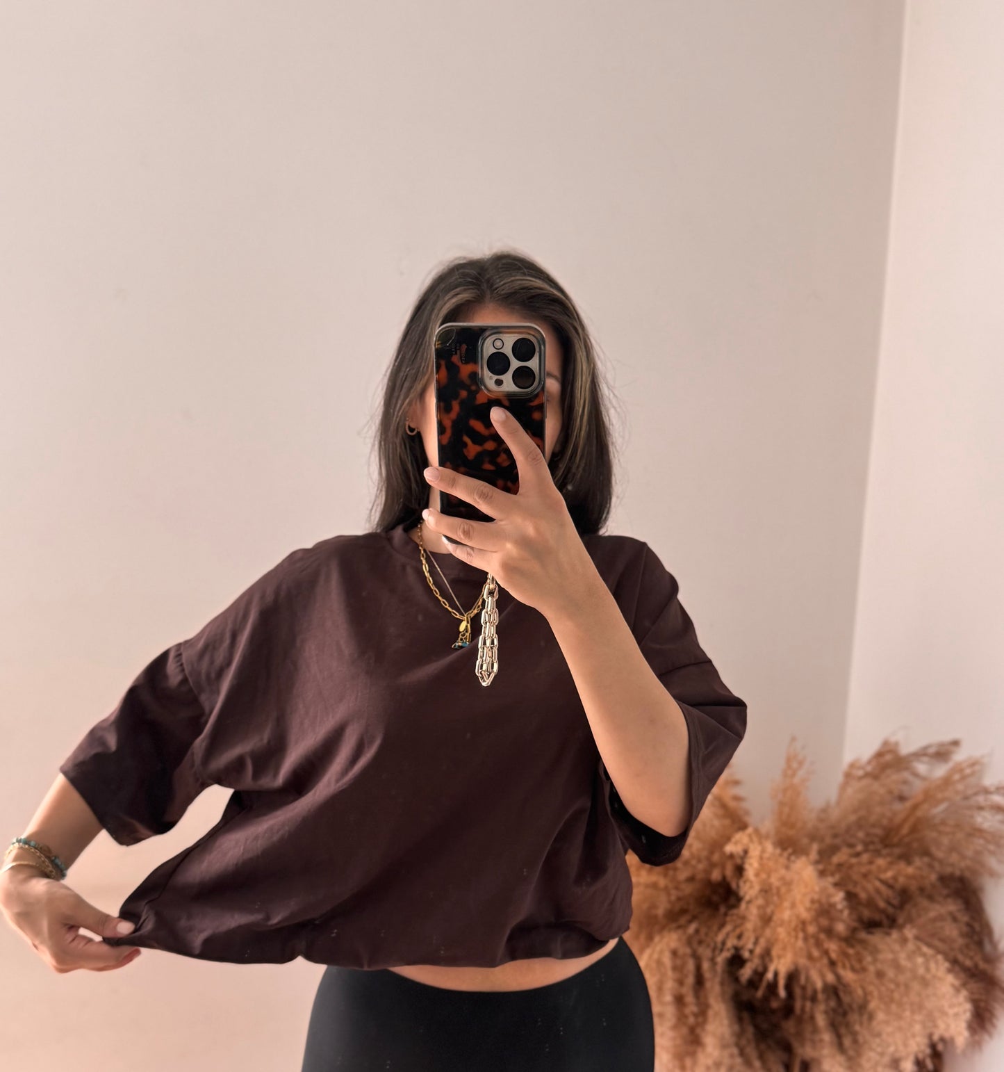Soft Pop Shirt edelbraun