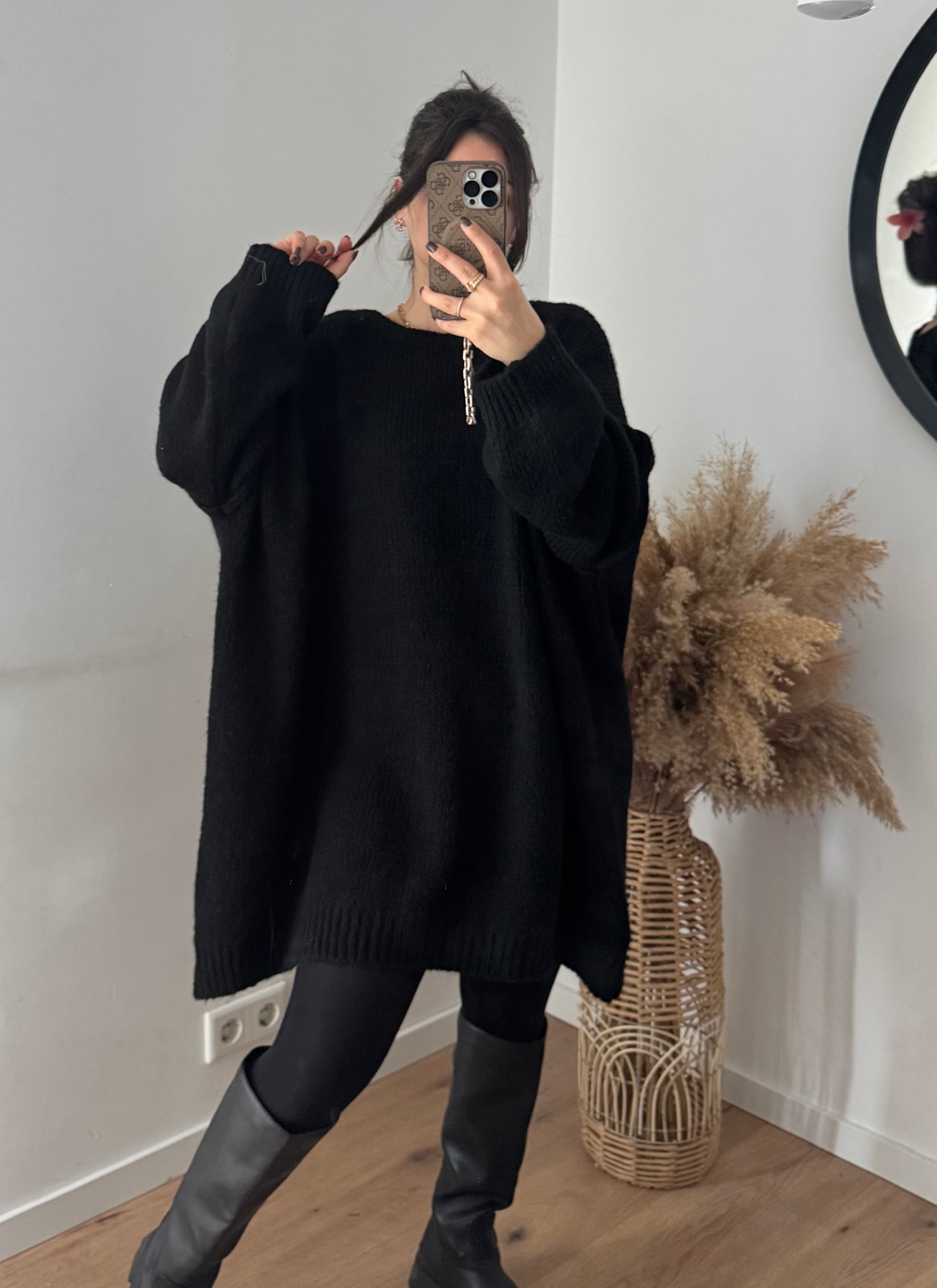 XXL Pullover/Kleid schwarz