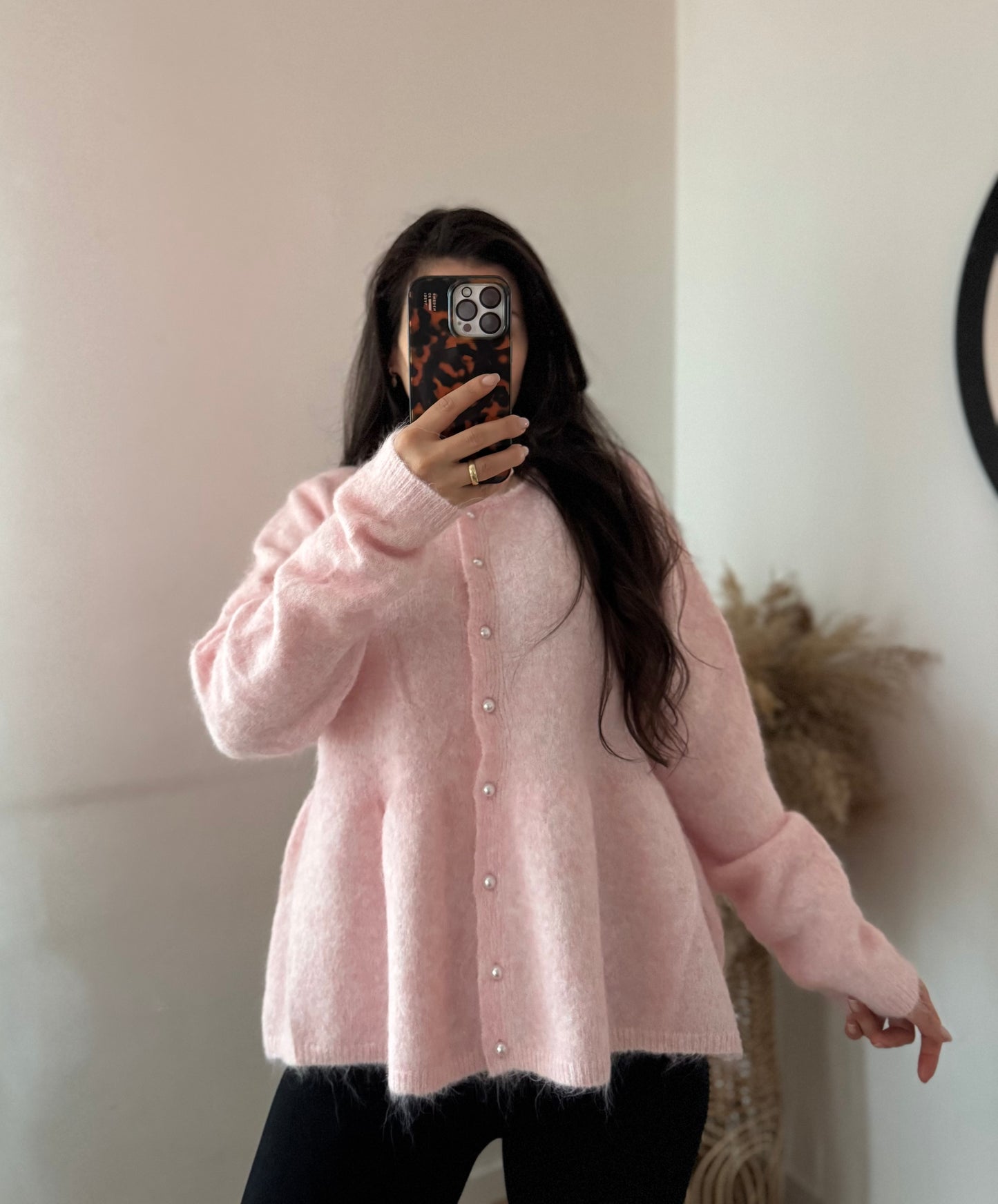 Peplum Musthave cozy babyrosa