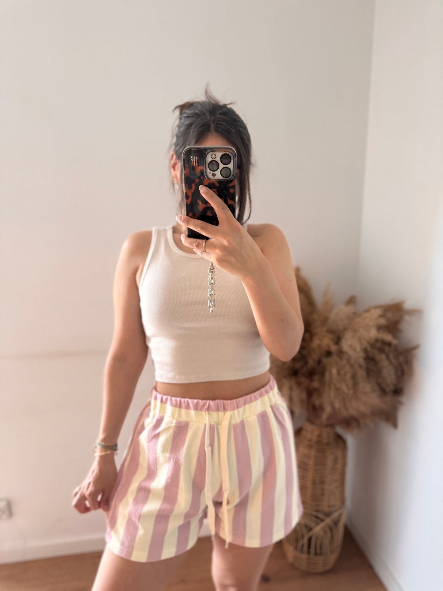 Gestreifte Sommer Shorts