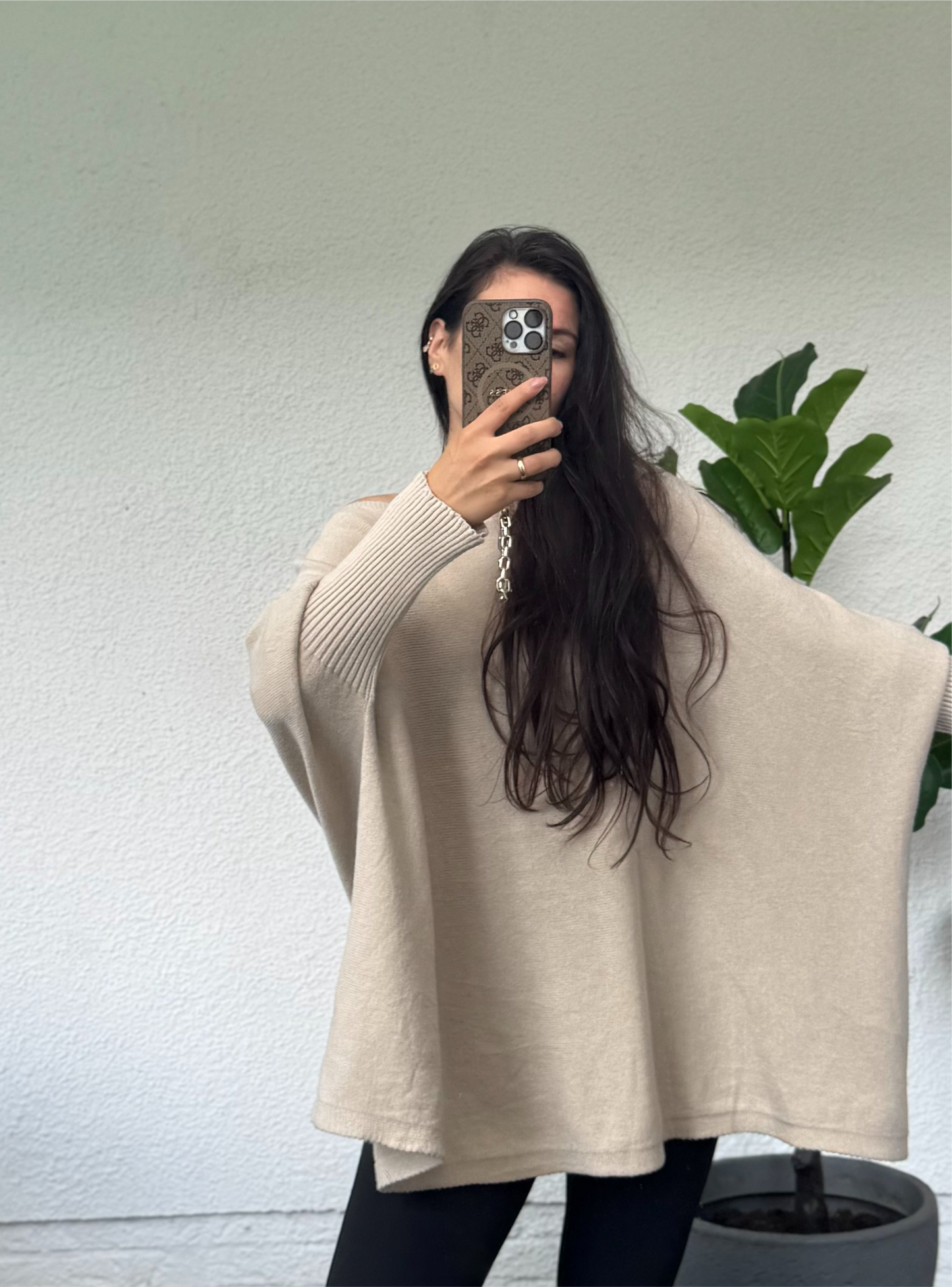 Basic Pullover Beige