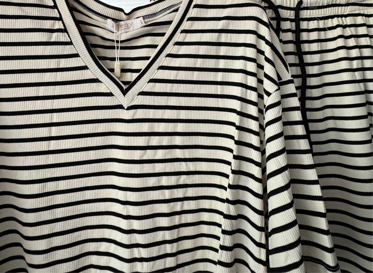 Baumwoll Set gestreift