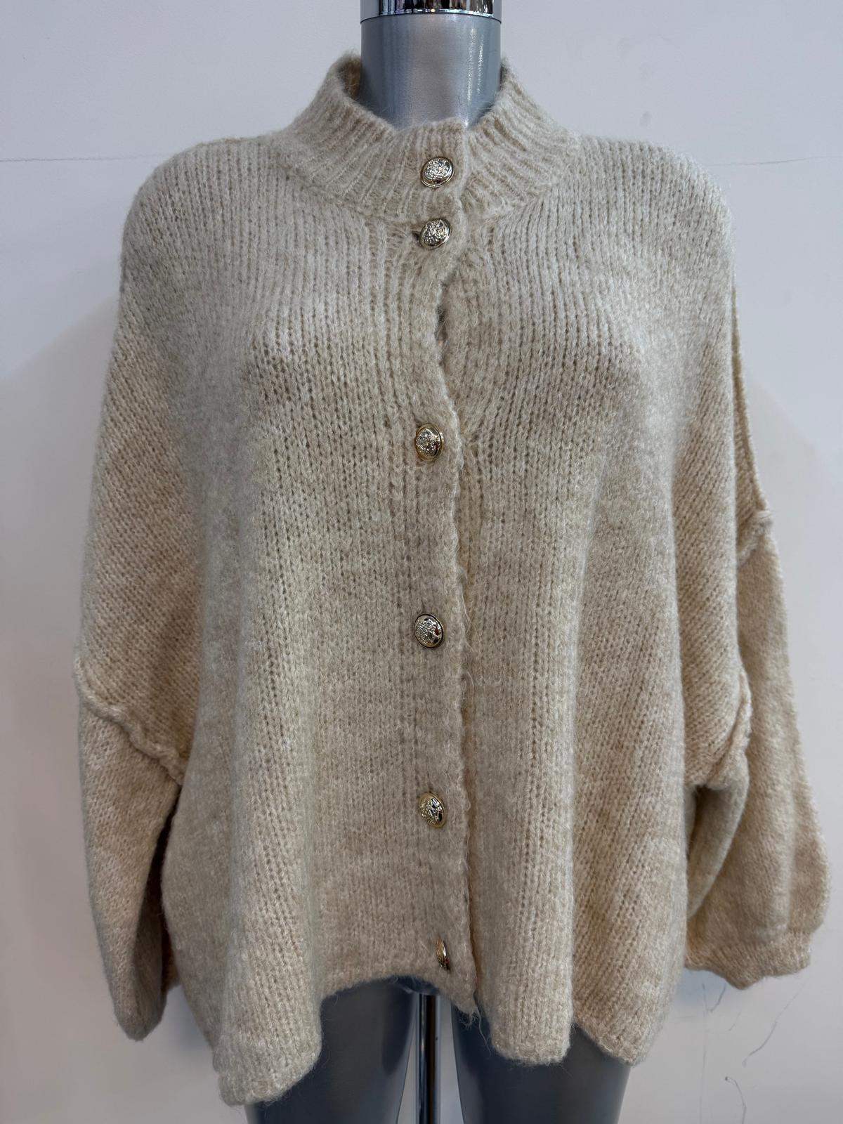 Lelly Cardigan Springbeige