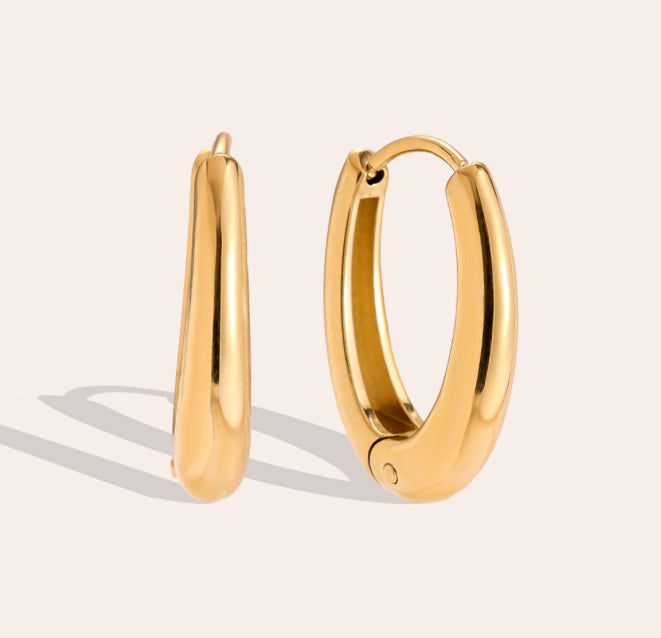 Loop Ohrringe Edelstahl