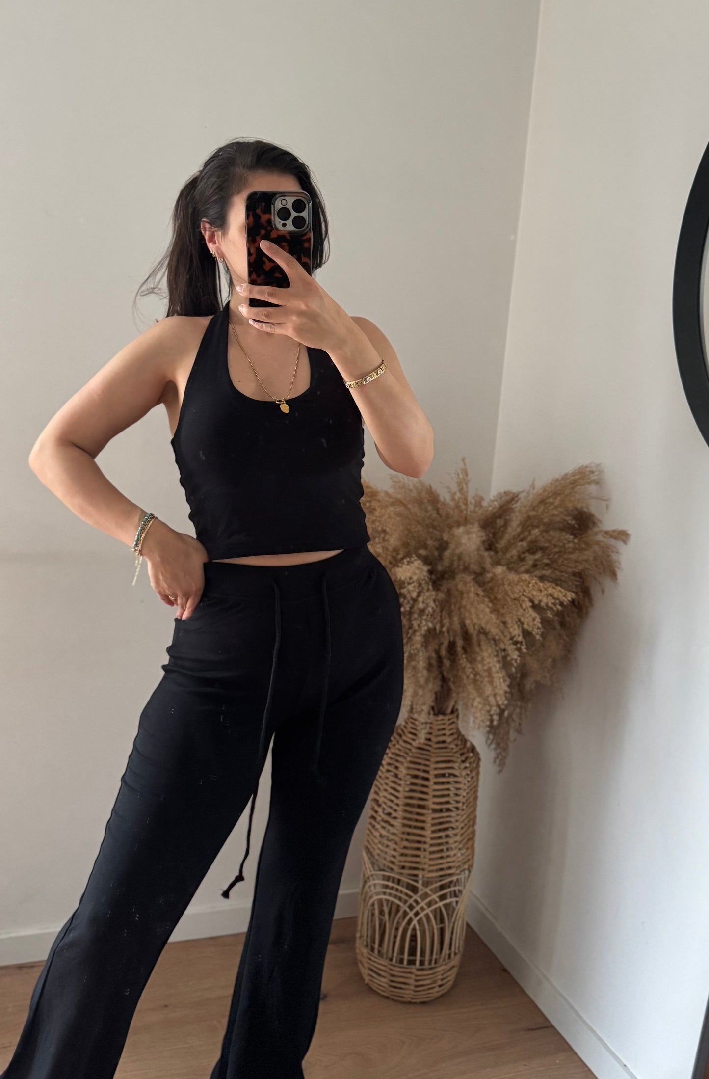 Basic Lounge Hose schwarz