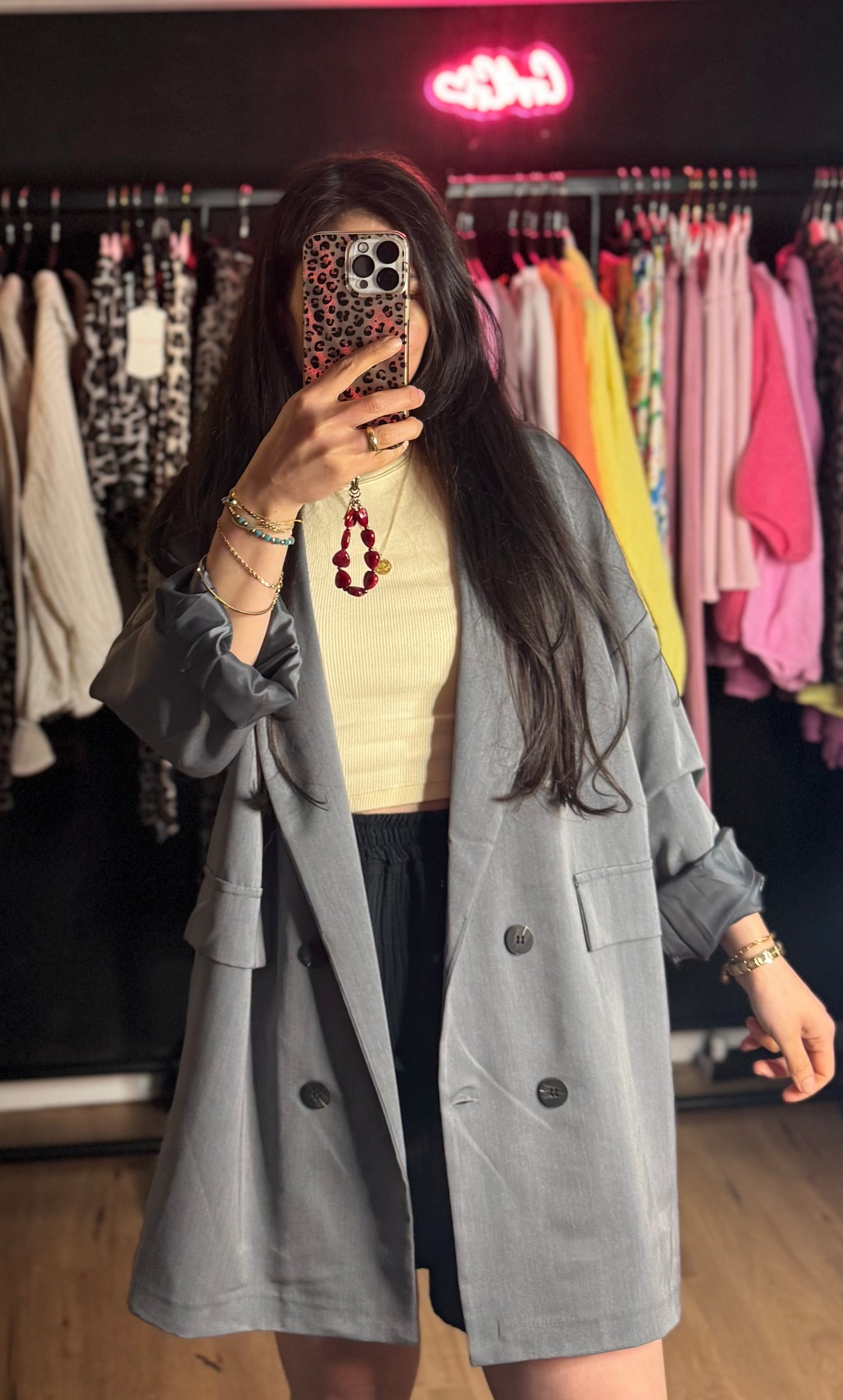 Oversize Blazer Grey