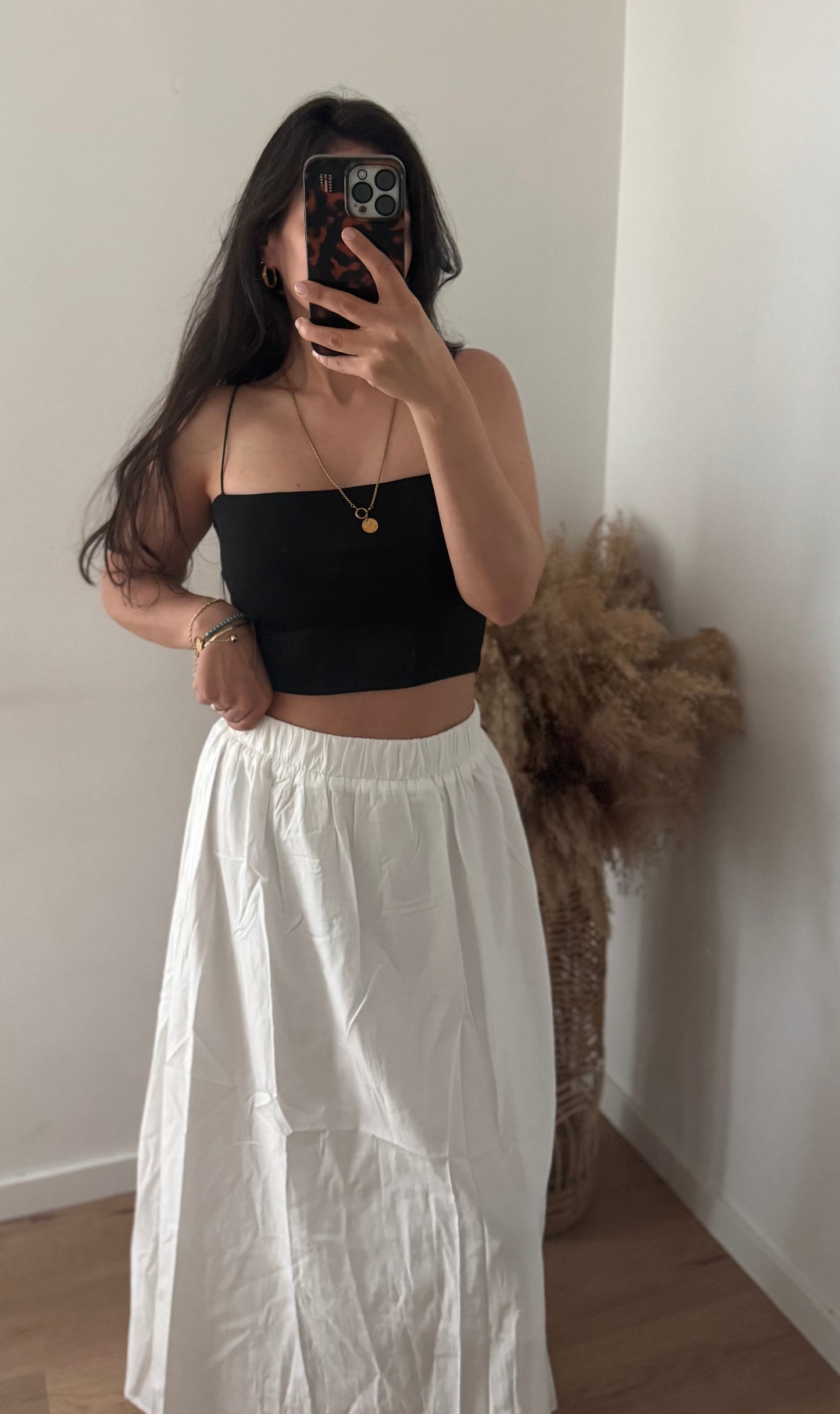 Cleo Maxi Rock weiß