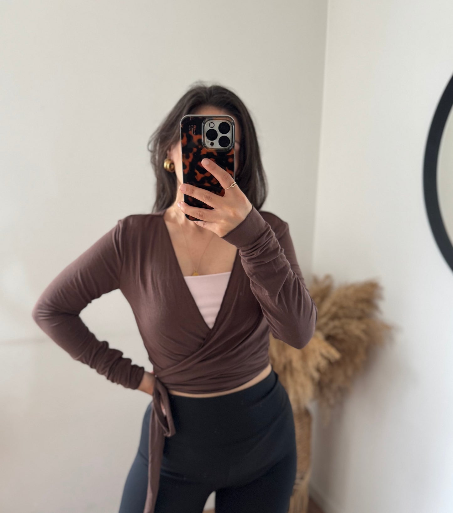 Yoga Top braun