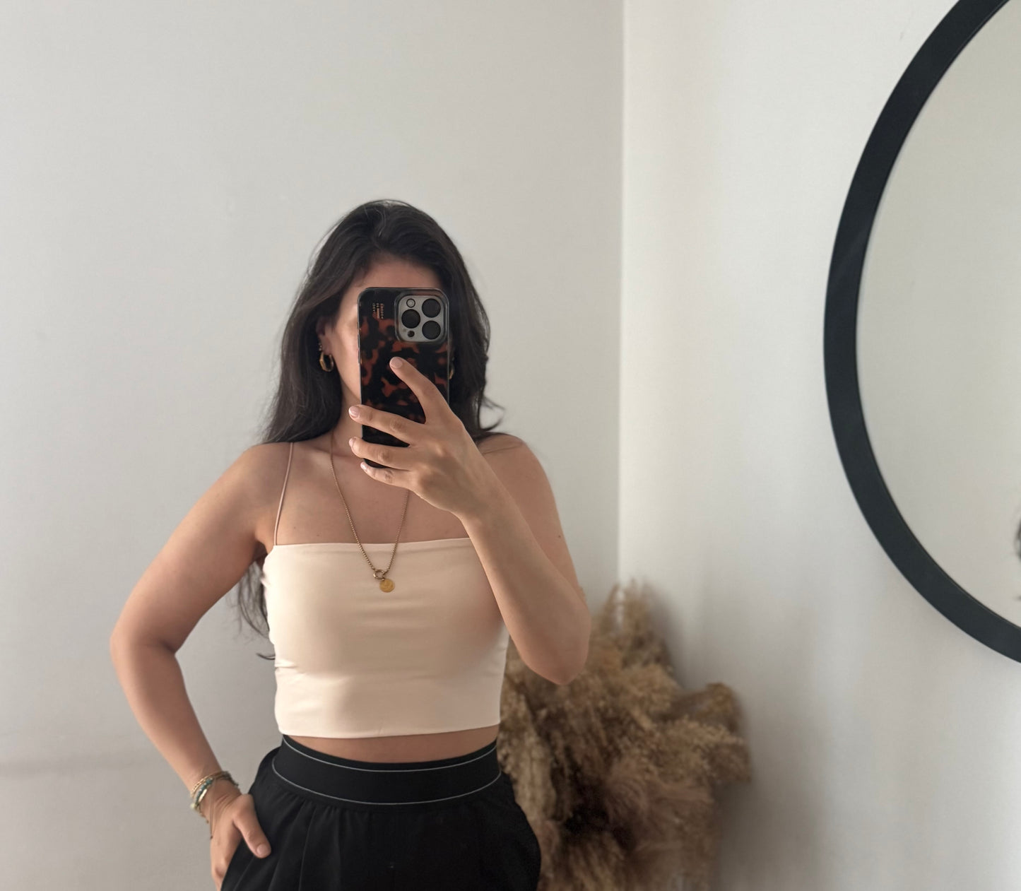 Träger top beige