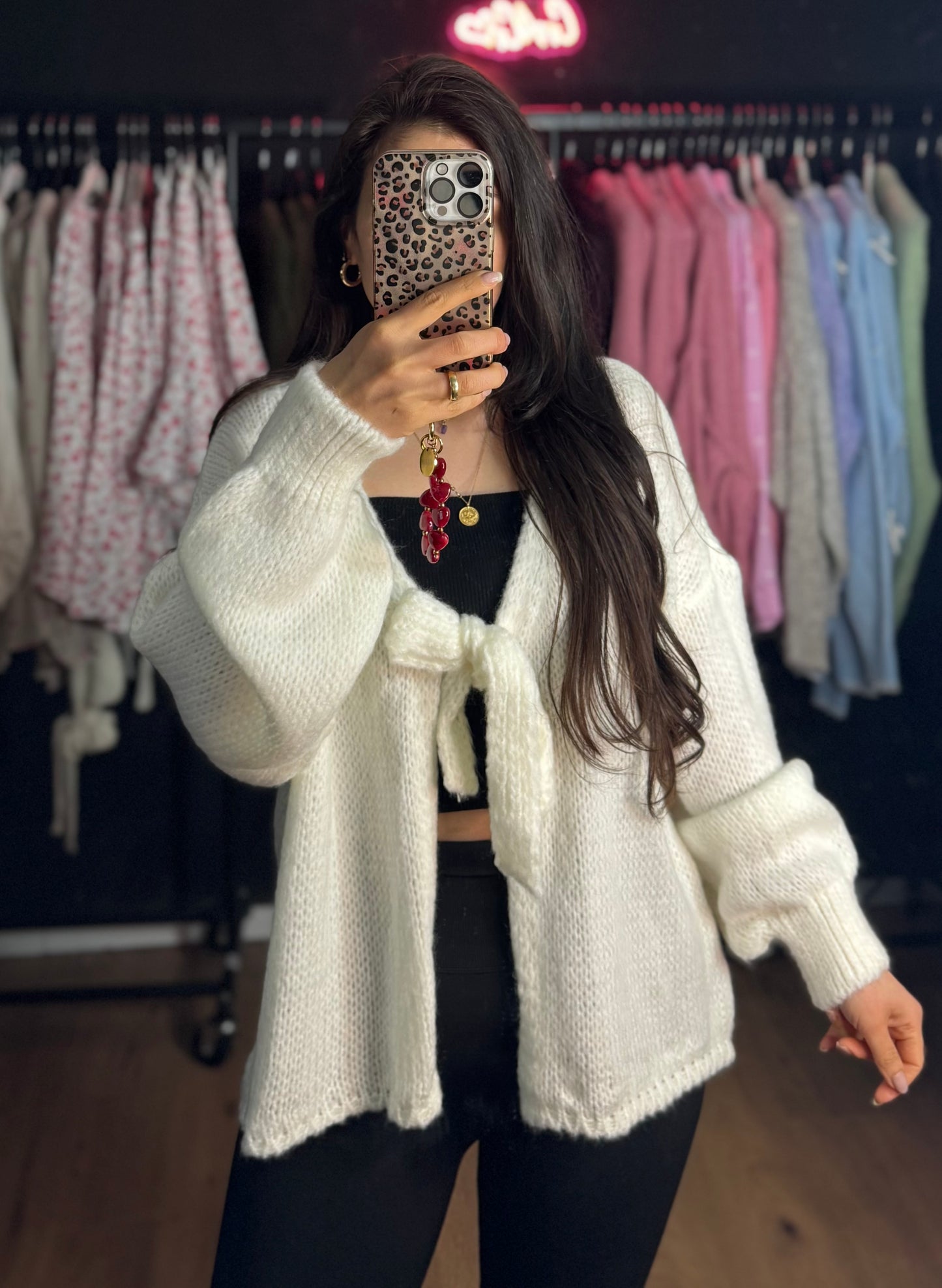 Frühlingscardigan Weiß