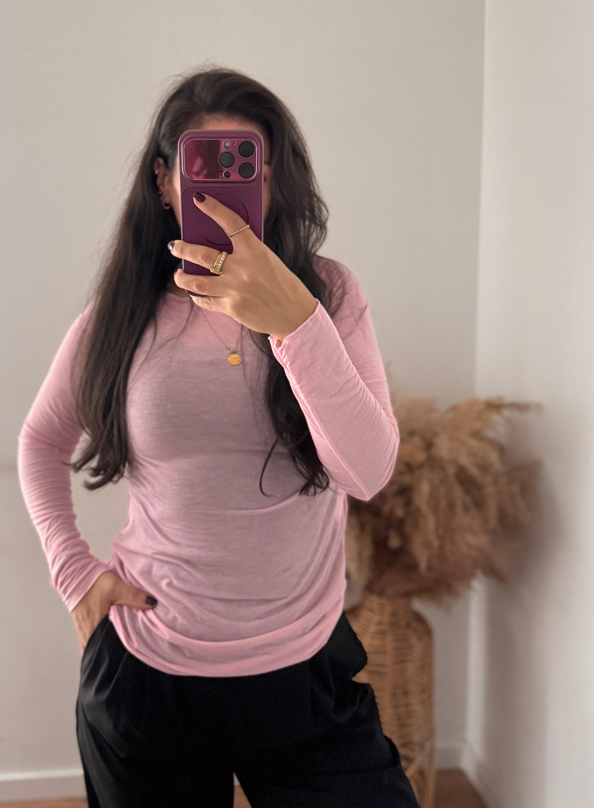 Spring cashmere rosa