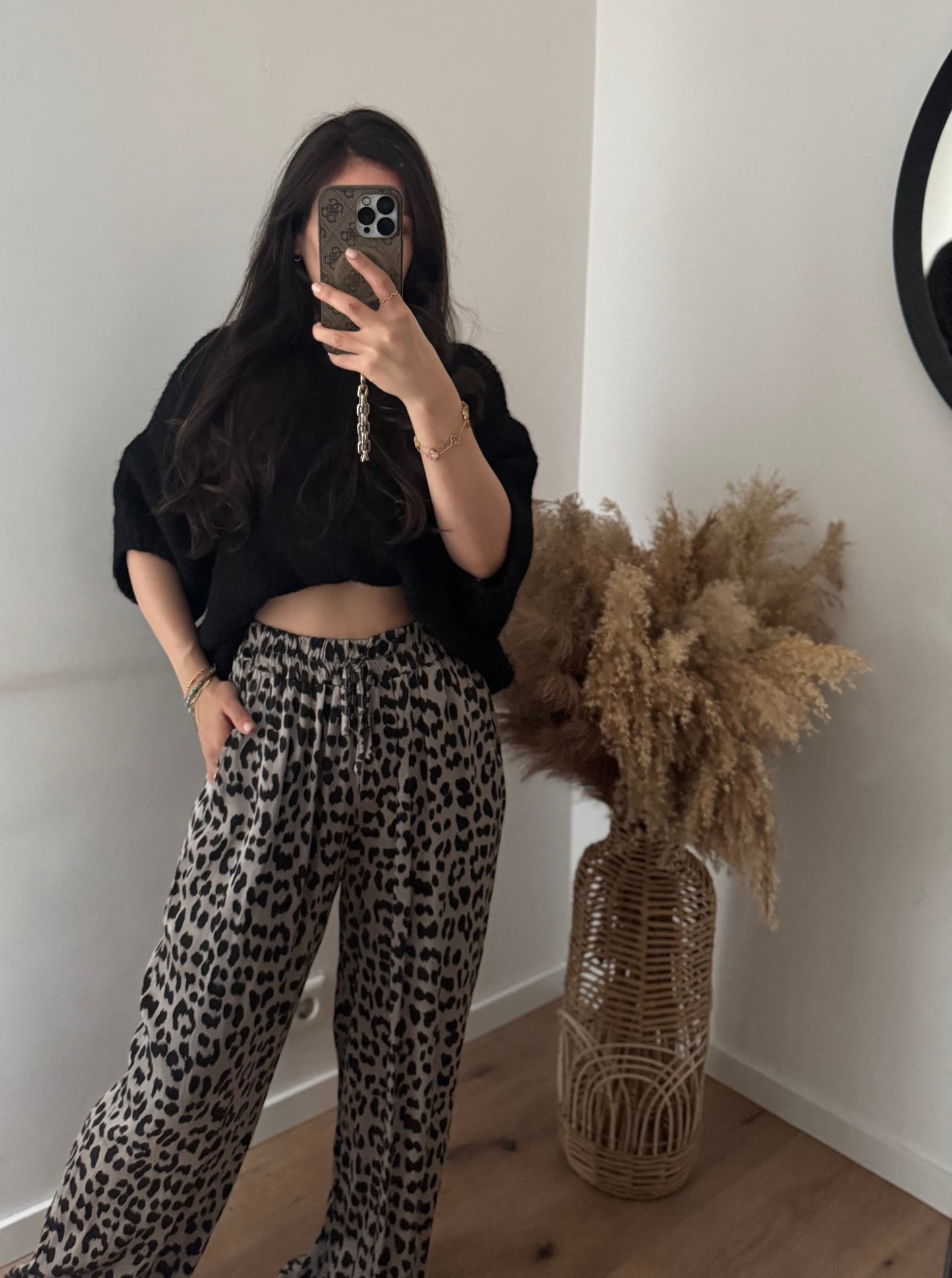 Satinoptik Hose leo hell