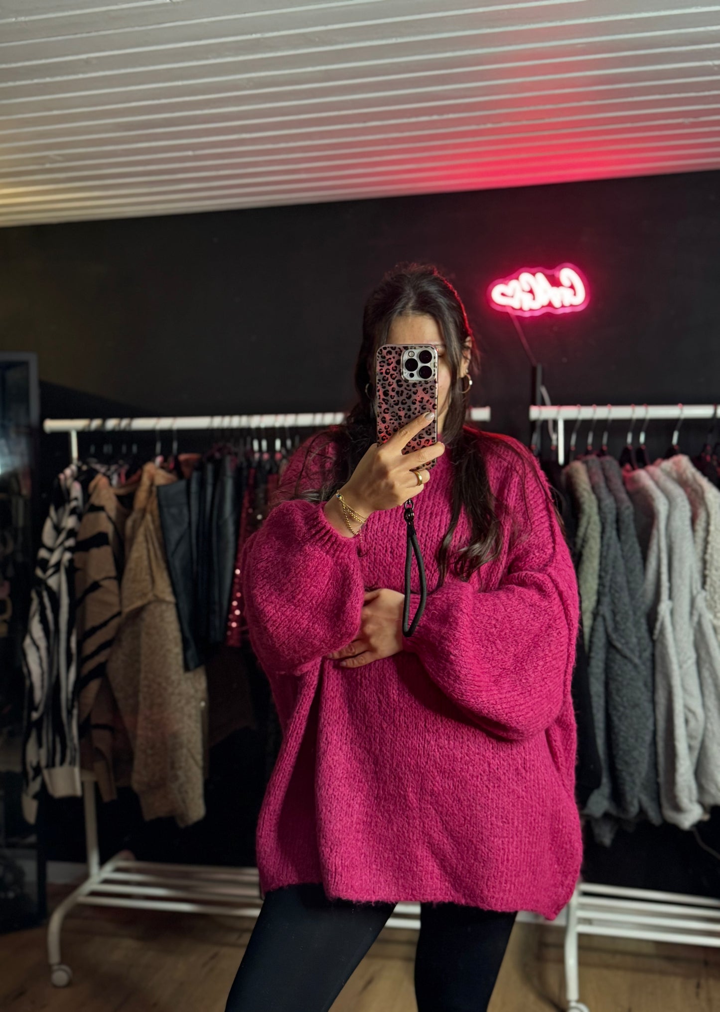 Oversize Pullover Lelly Pink