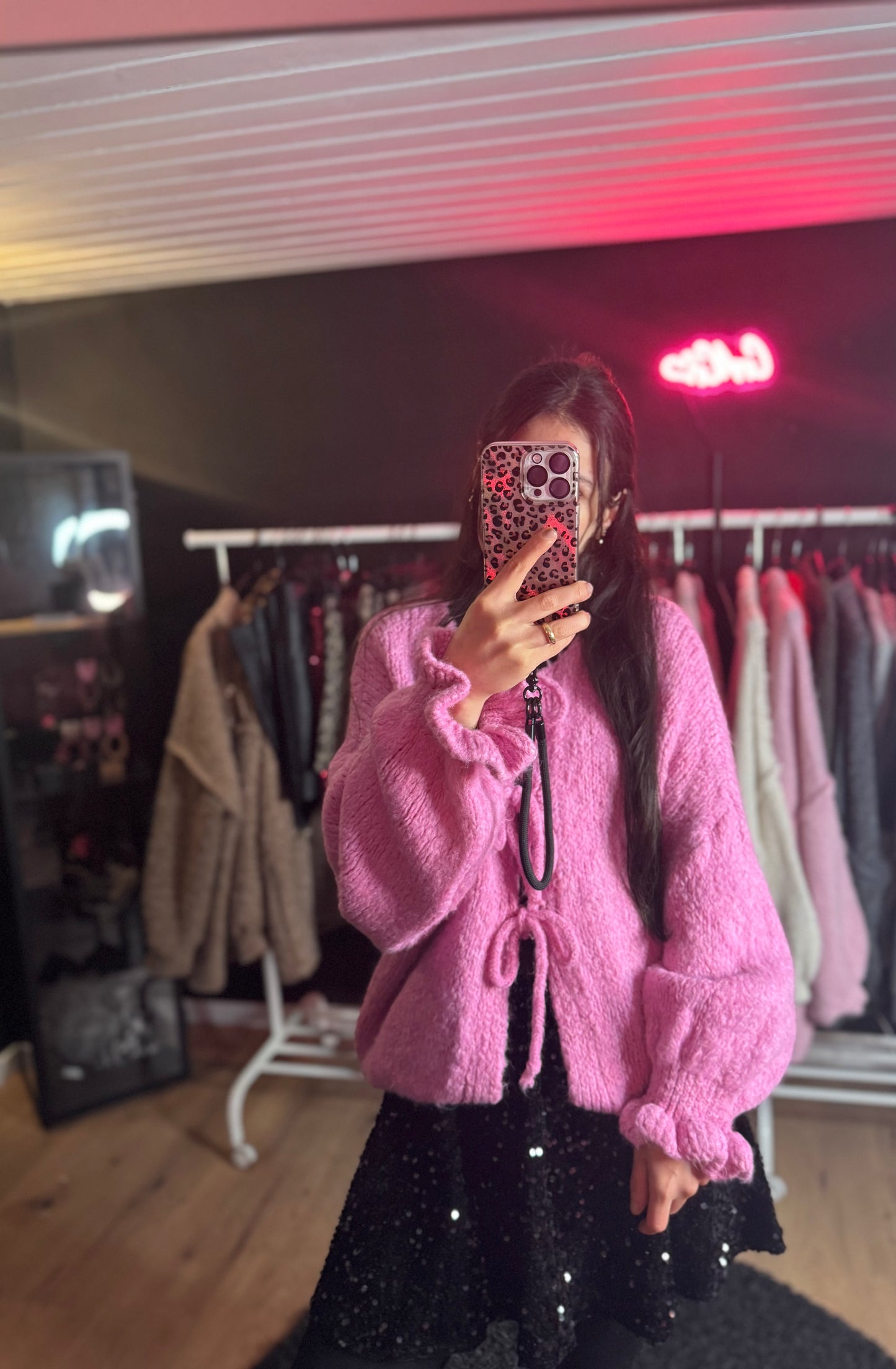 Schleifen Cardigan Soni