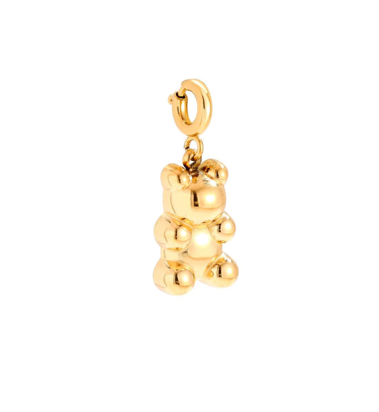 Charm Teddybär Gold