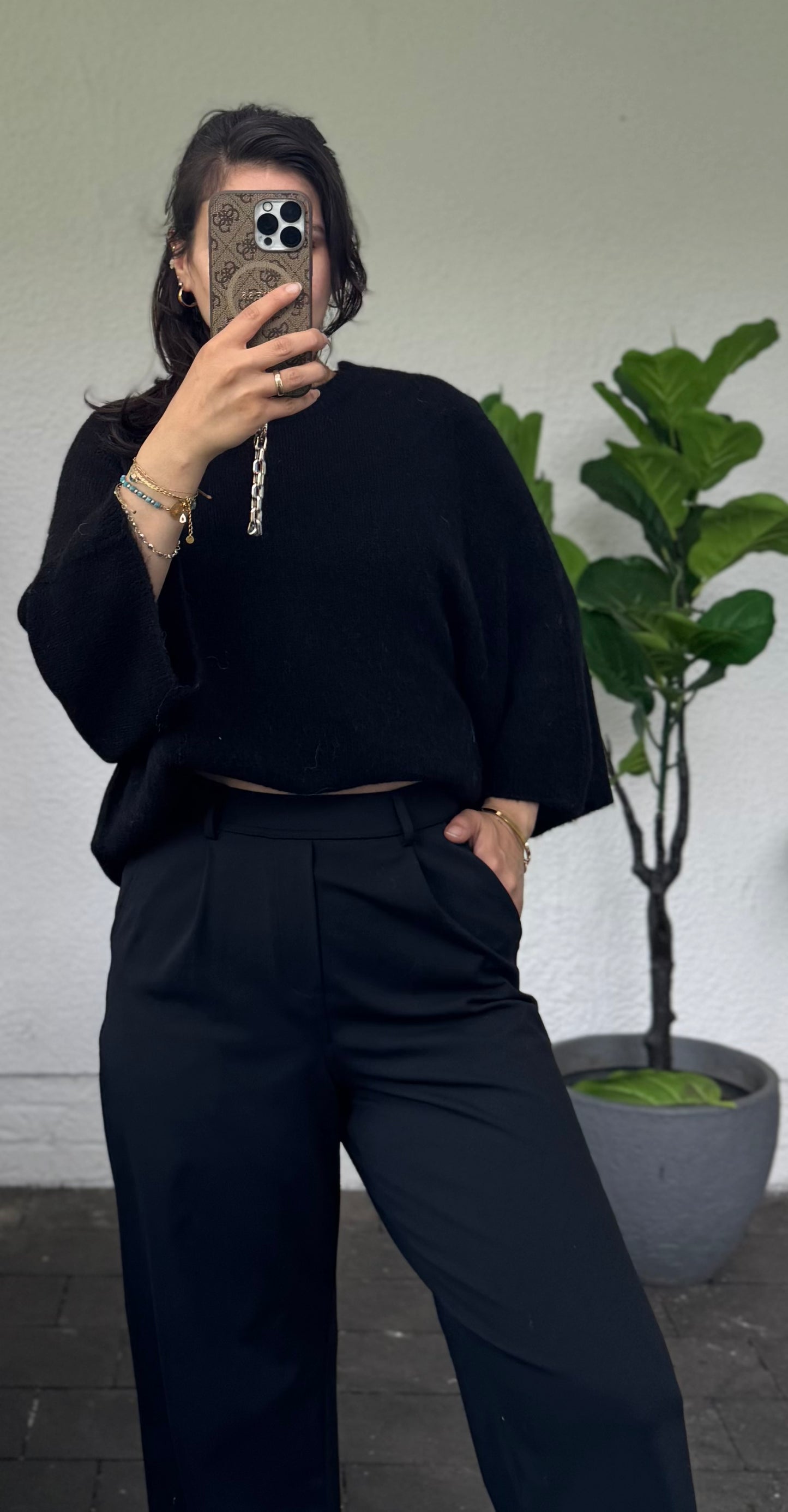 Alpaka Midarm schwarz