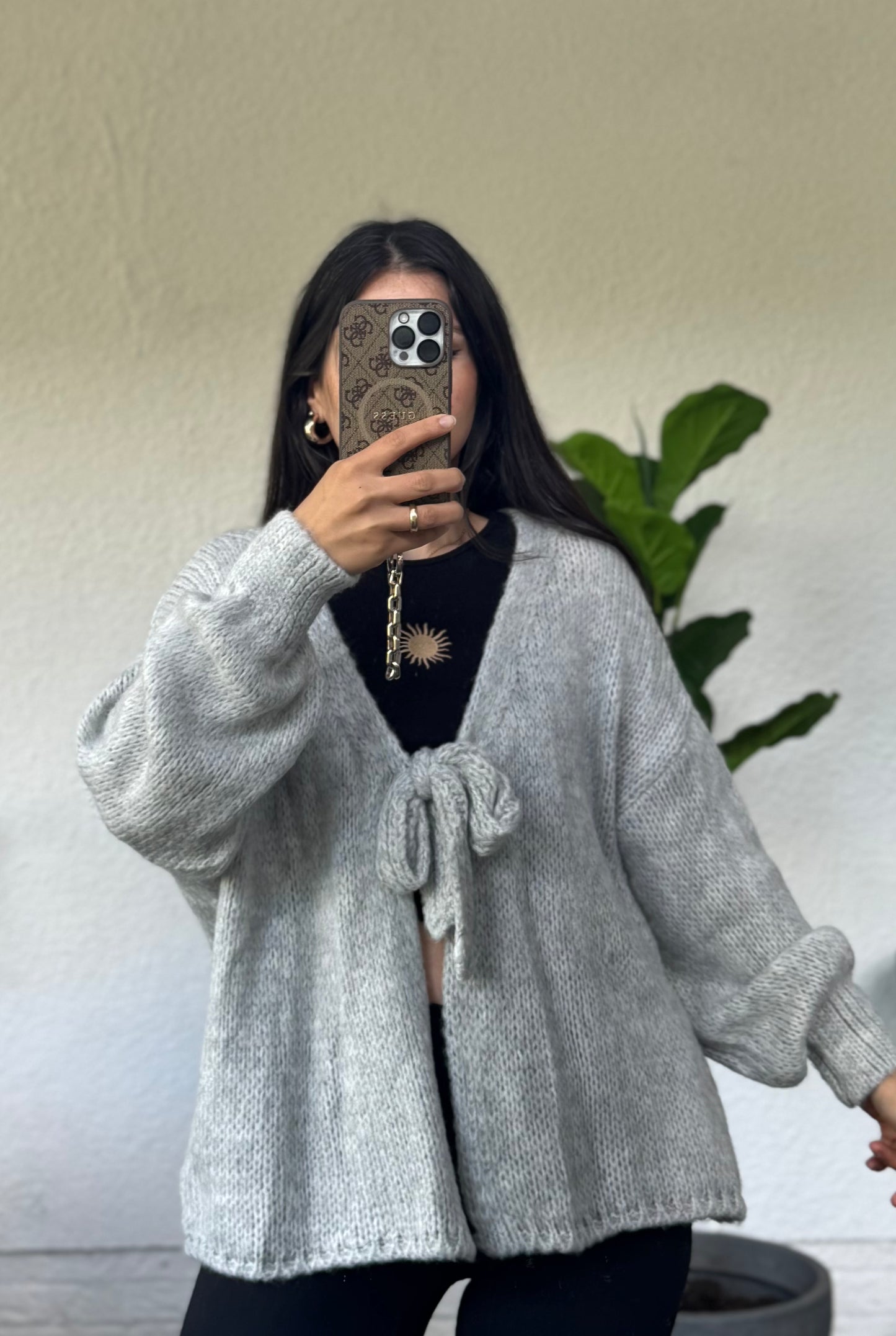 Insidr Cardigan grau