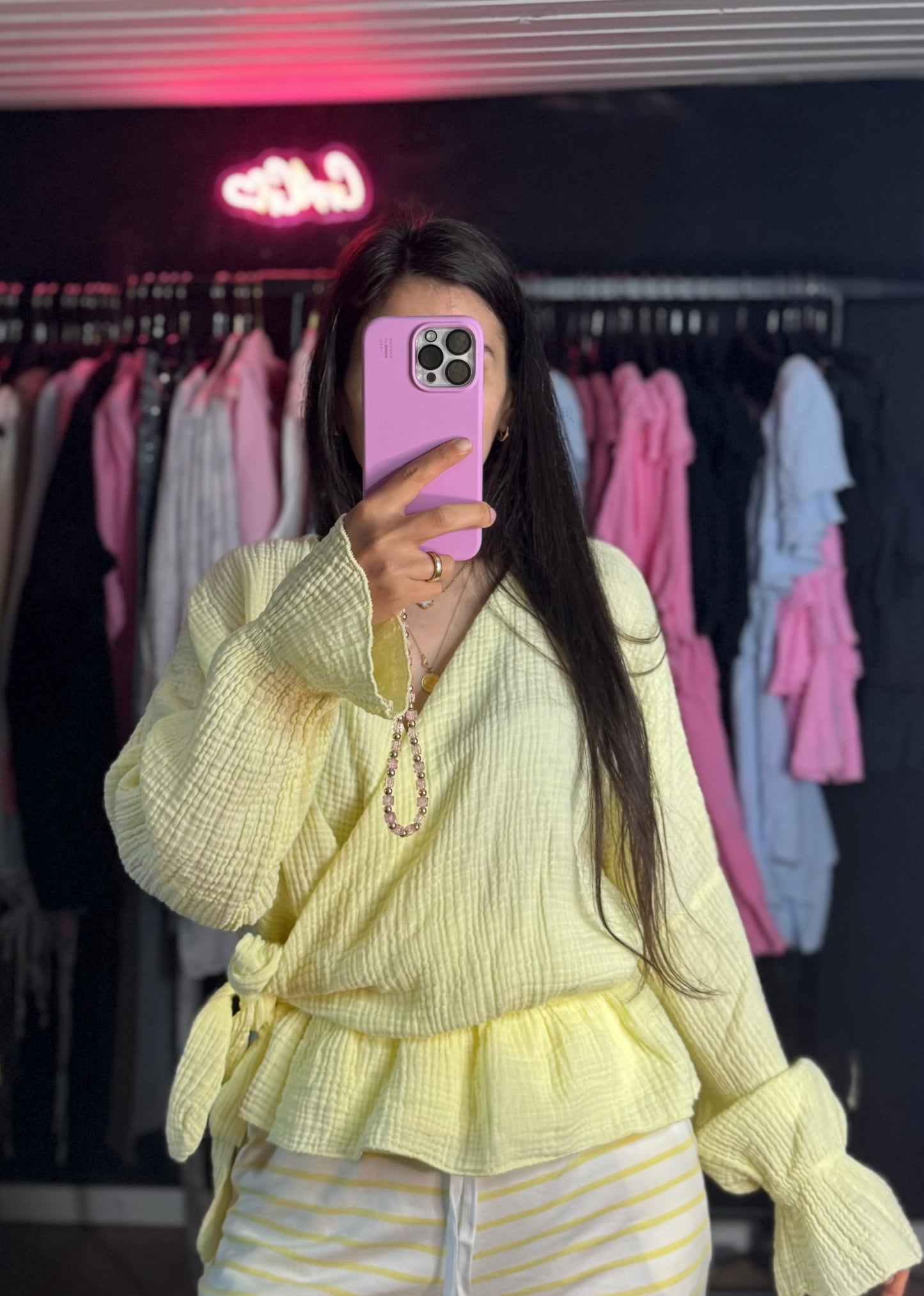 Musselin zum binden gelb