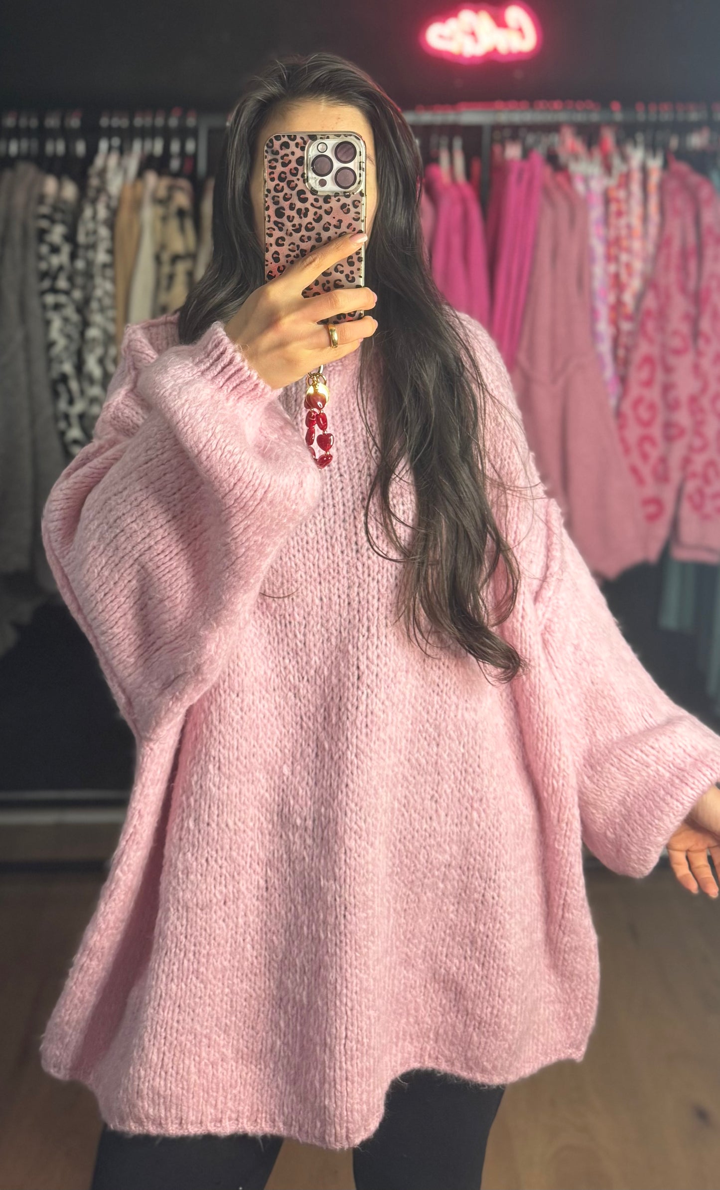 Oversize Lelly Pullover Rose