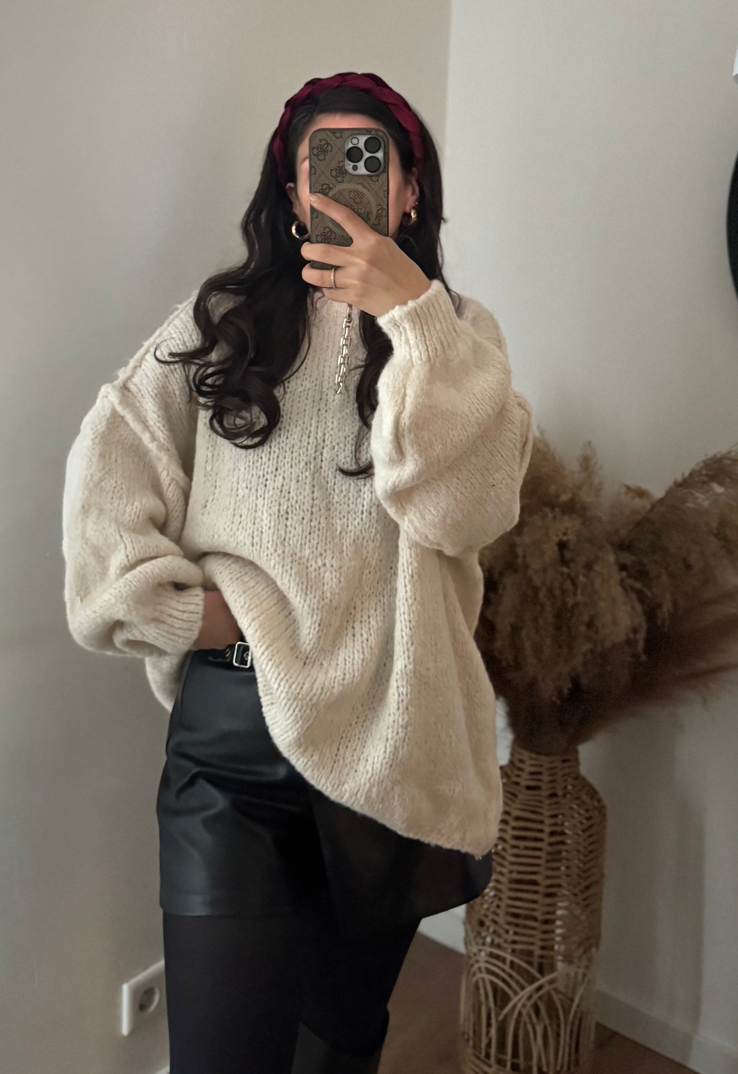 Lelly Pullover schmaler Ecru