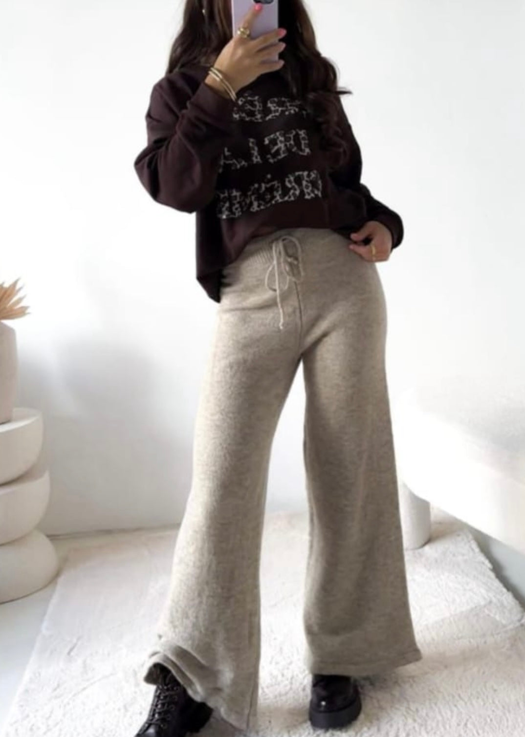 Strickhose zum binden versch. Farben