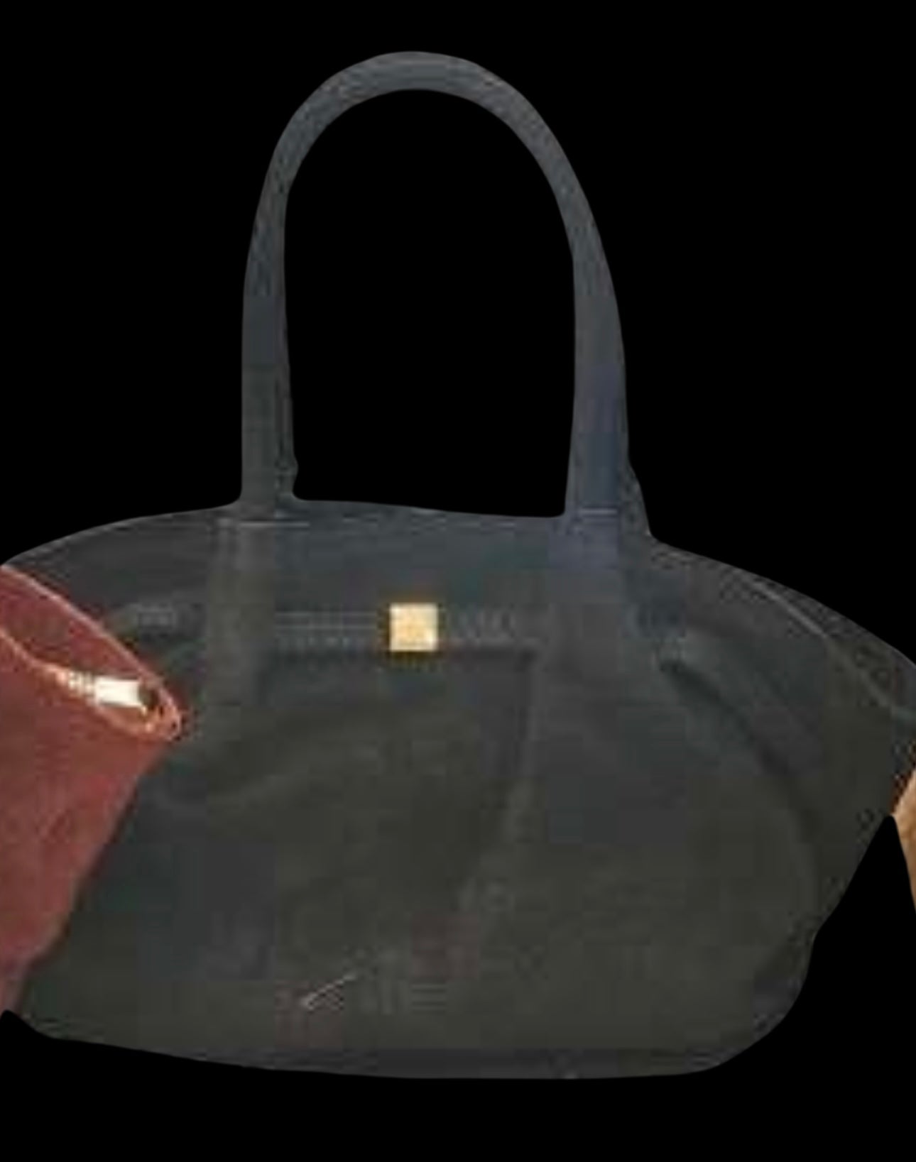 Wildleder Tasche Lumiel schwarz