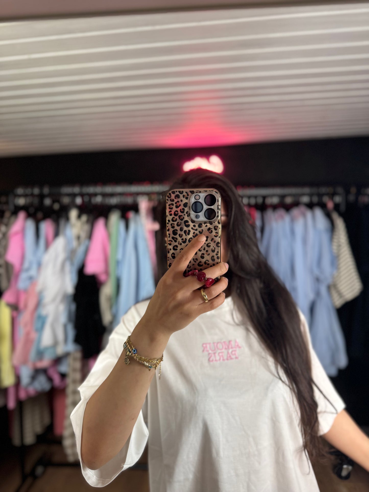 Amour Paris Shirt gestrickt