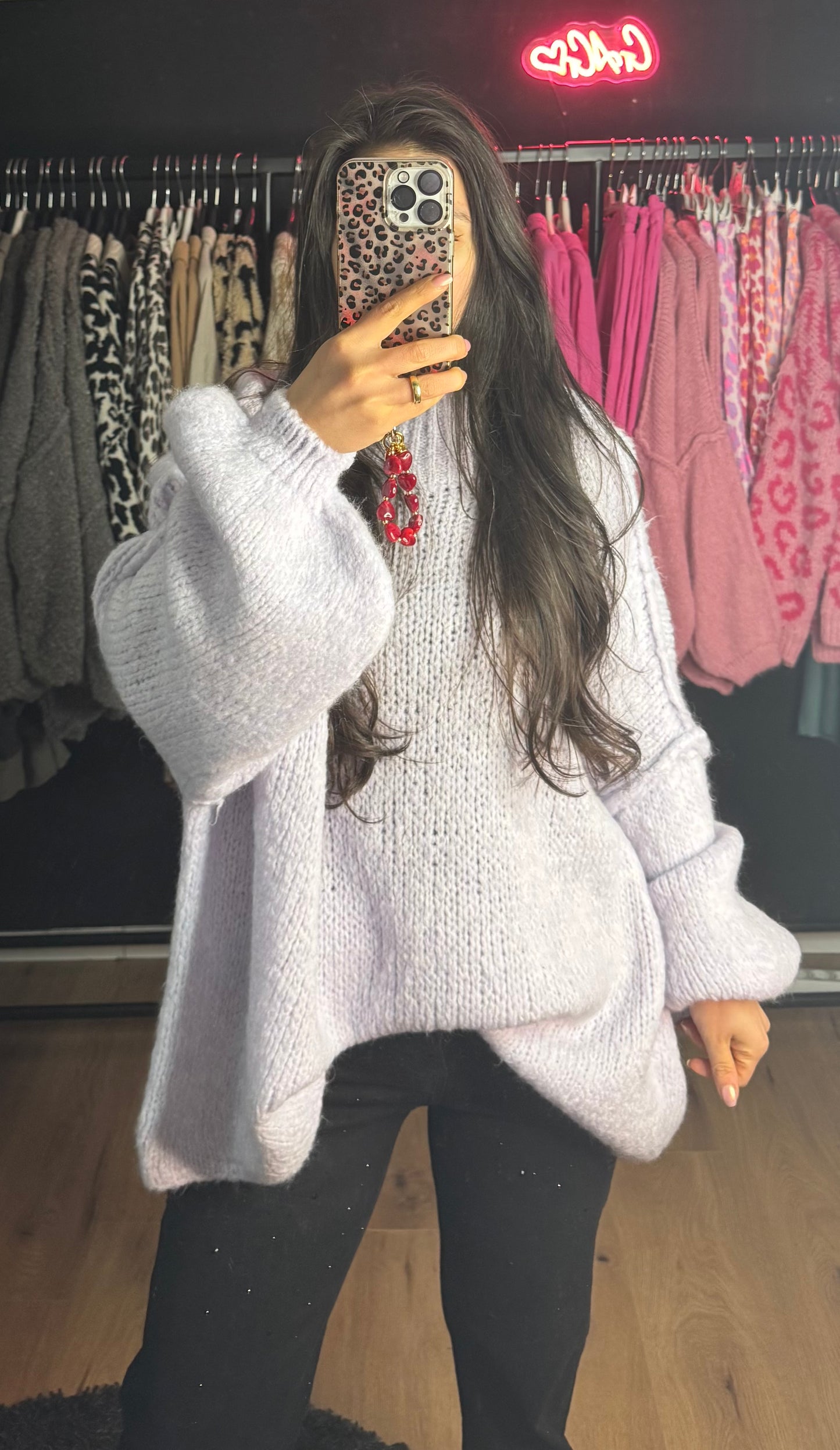 Oversize Pullover Lelly Flieder