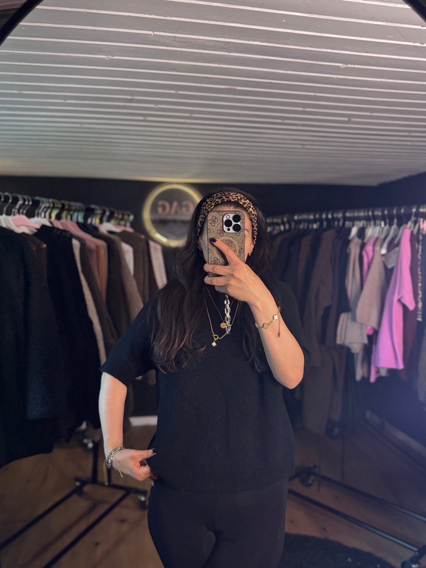 Midarm Soft fluffy Alpaka schwarz