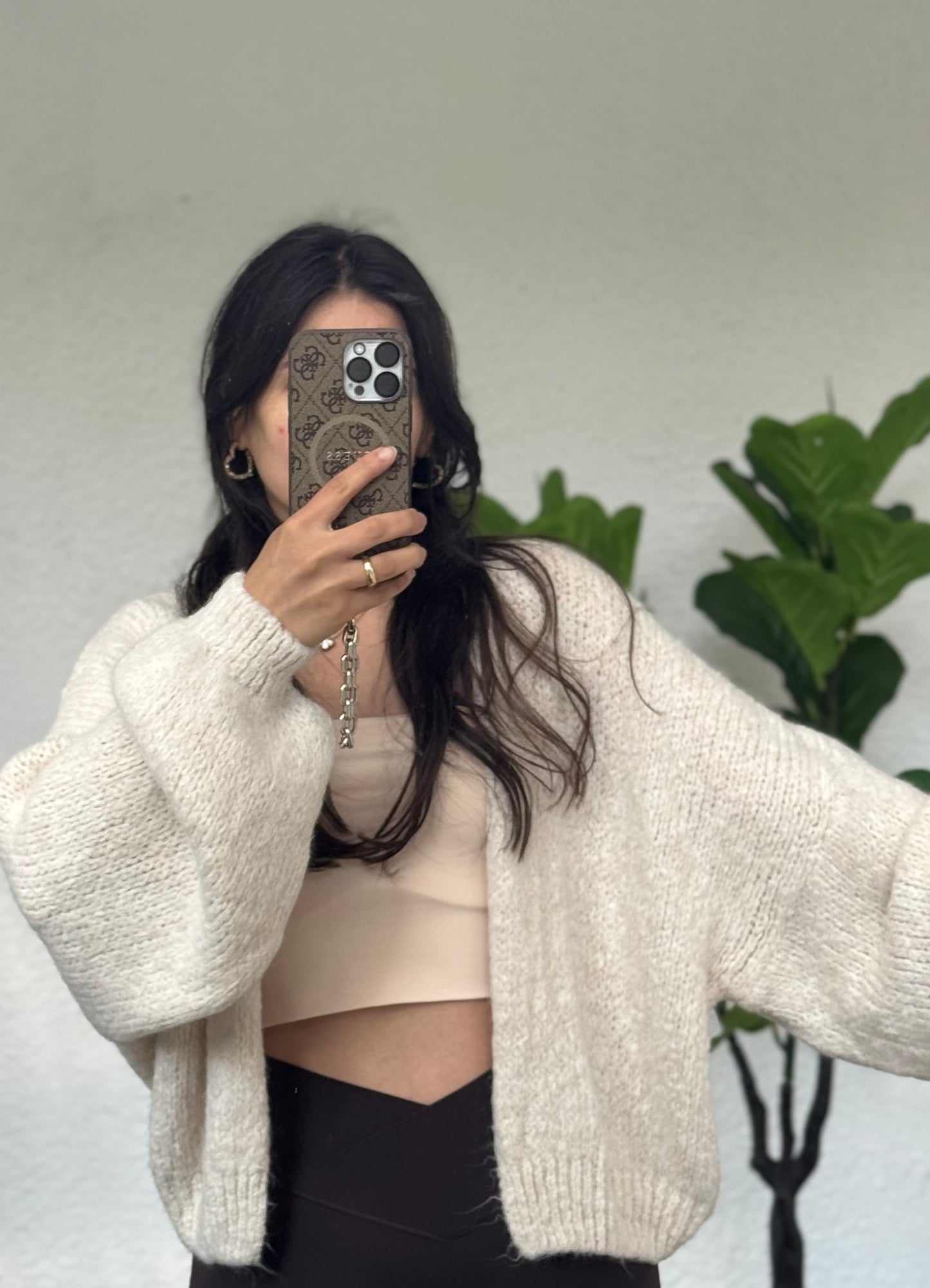 Kurzer basic Cardigan