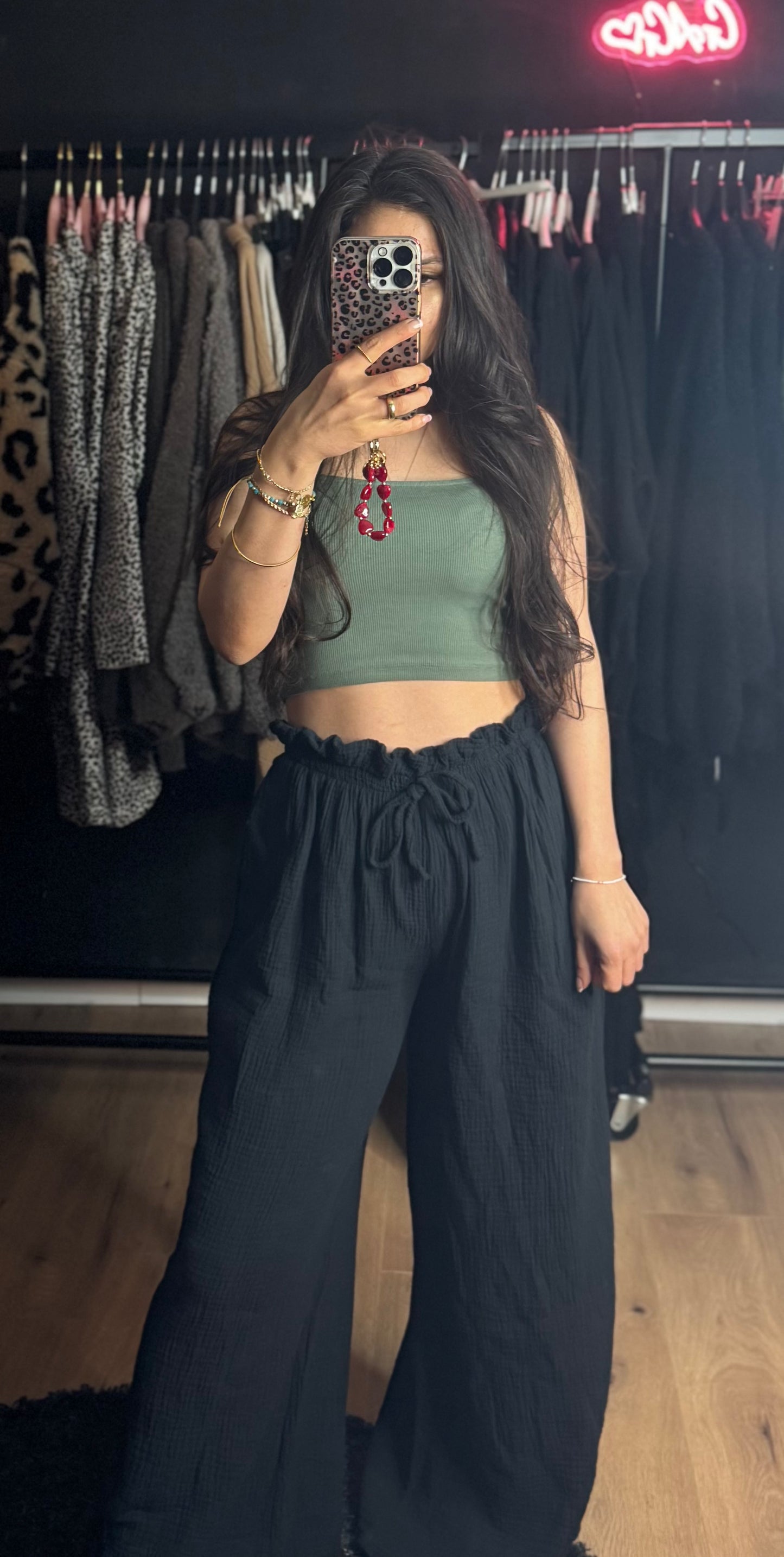 Musselinhose schwarz