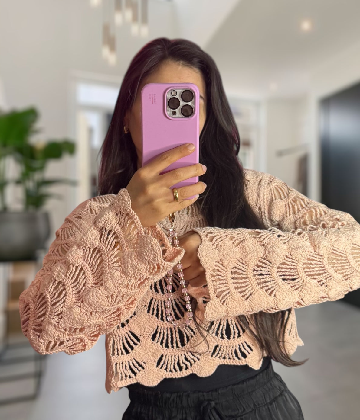 Pearl Shell lace top verschiedene Farben