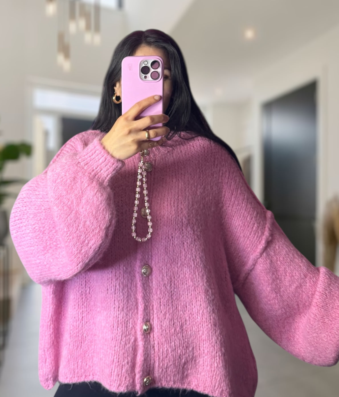 Oversized Cardigan lelly bubblerosa