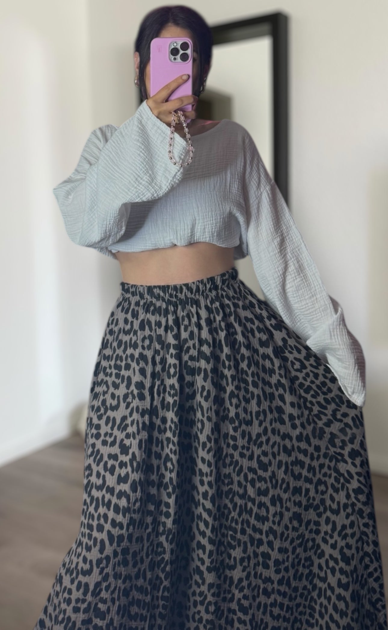 Leo Musselin Rock lang taupe