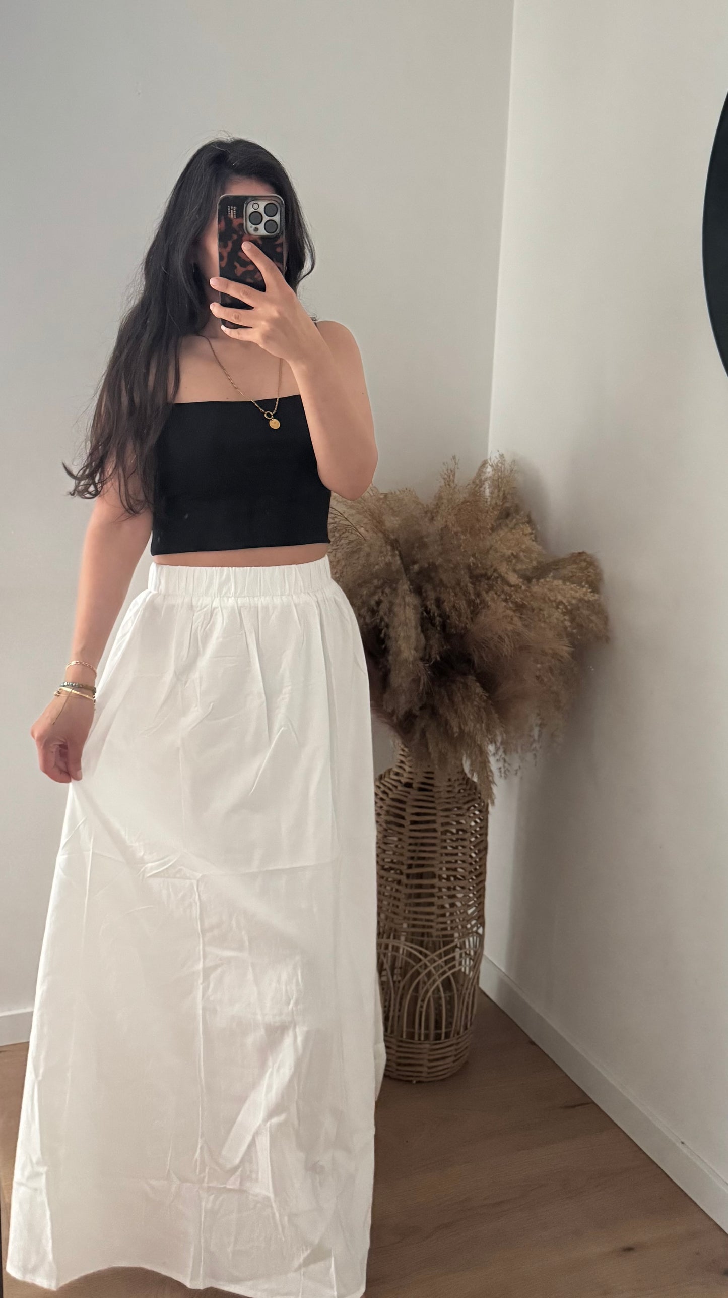 Cleo Maxi Rock weiß