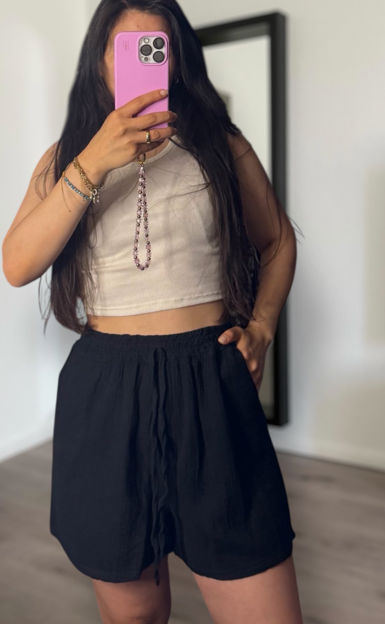 Musselin Shorts versch. Farben