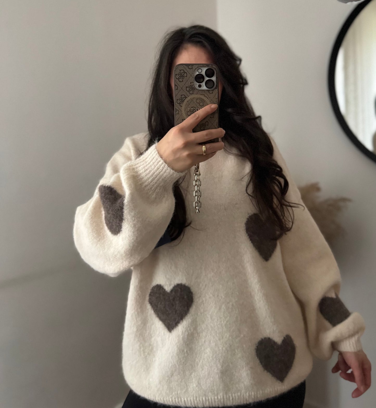 Pullover soft love Ecru/ Teddy