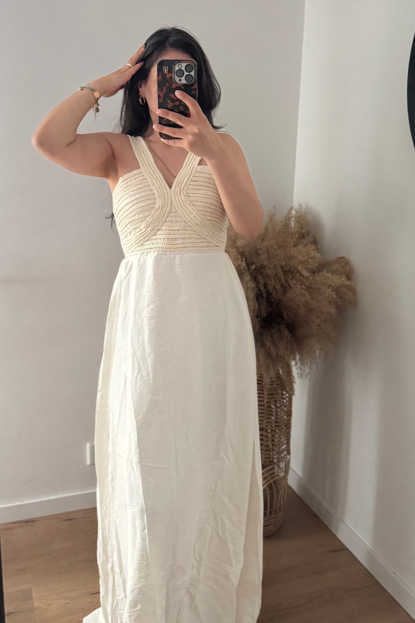 Monaco dress beige