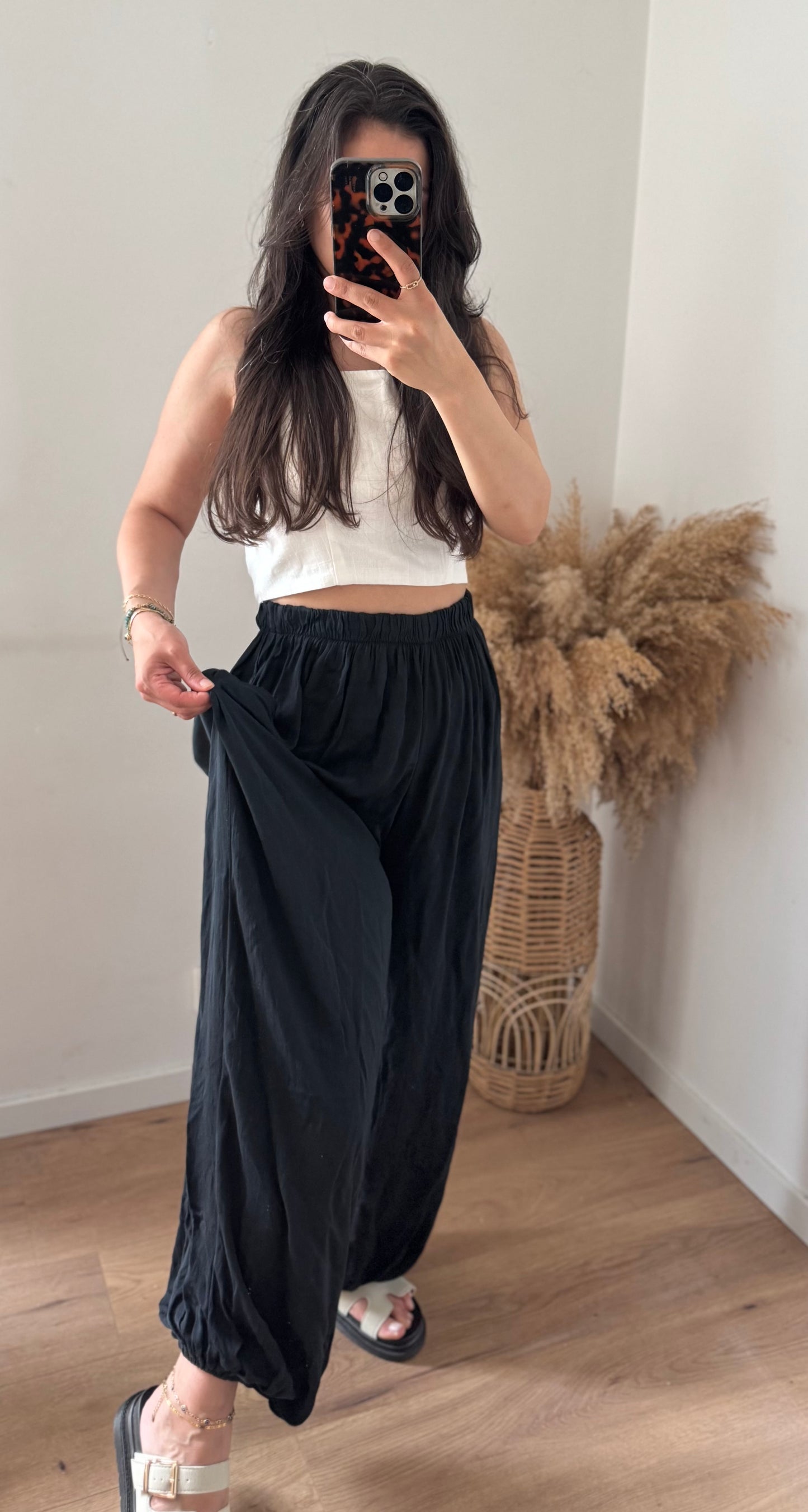 Aladdin Hose Viscose black