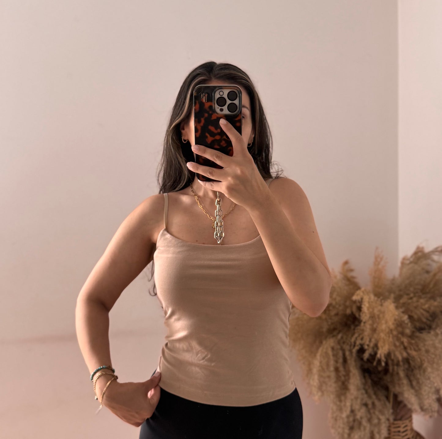 Basic line top beige