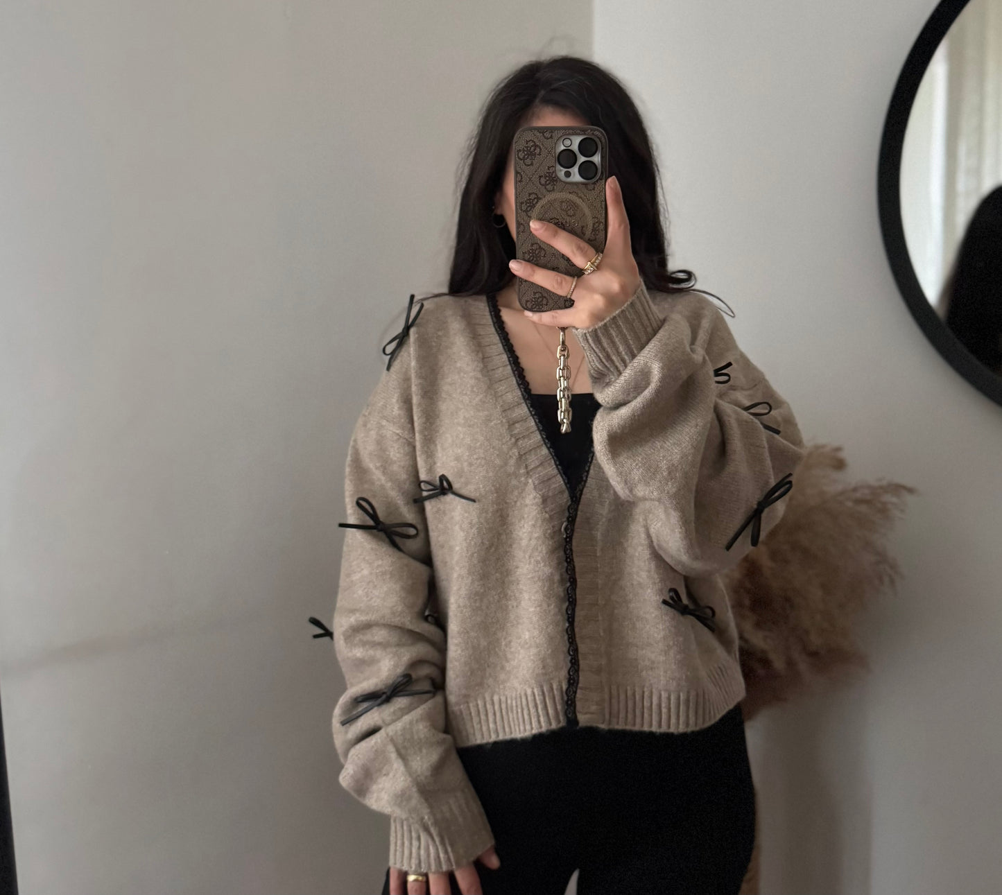 Cardigan Stella bow hellteddy