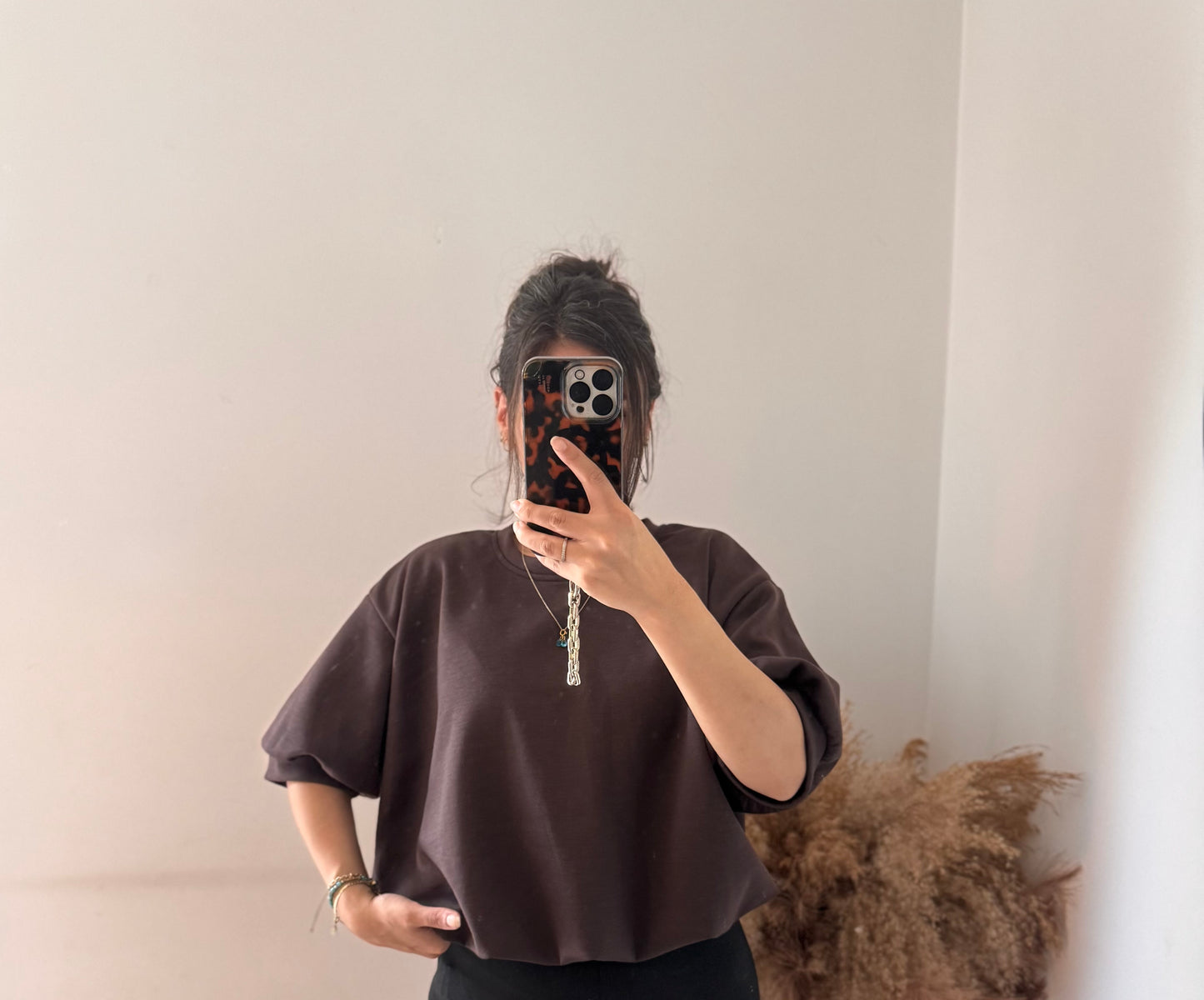MİDARM Sweater dunkelbraun