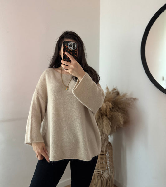 Premium soft Alpaka beige