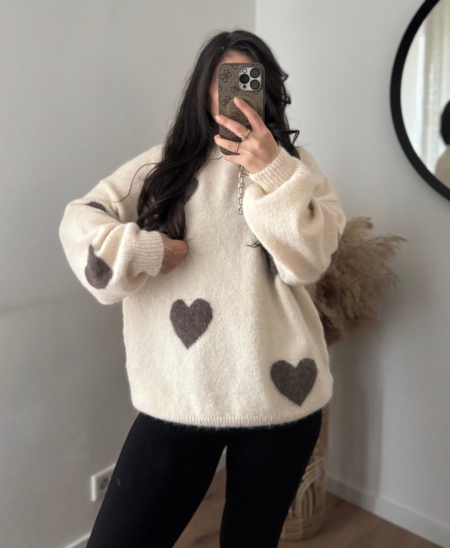 Pullover soft love Ecru/ Teddy