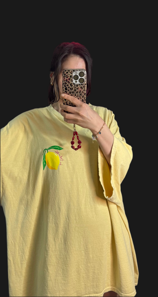 Oversized Shirt Limoncello gelb