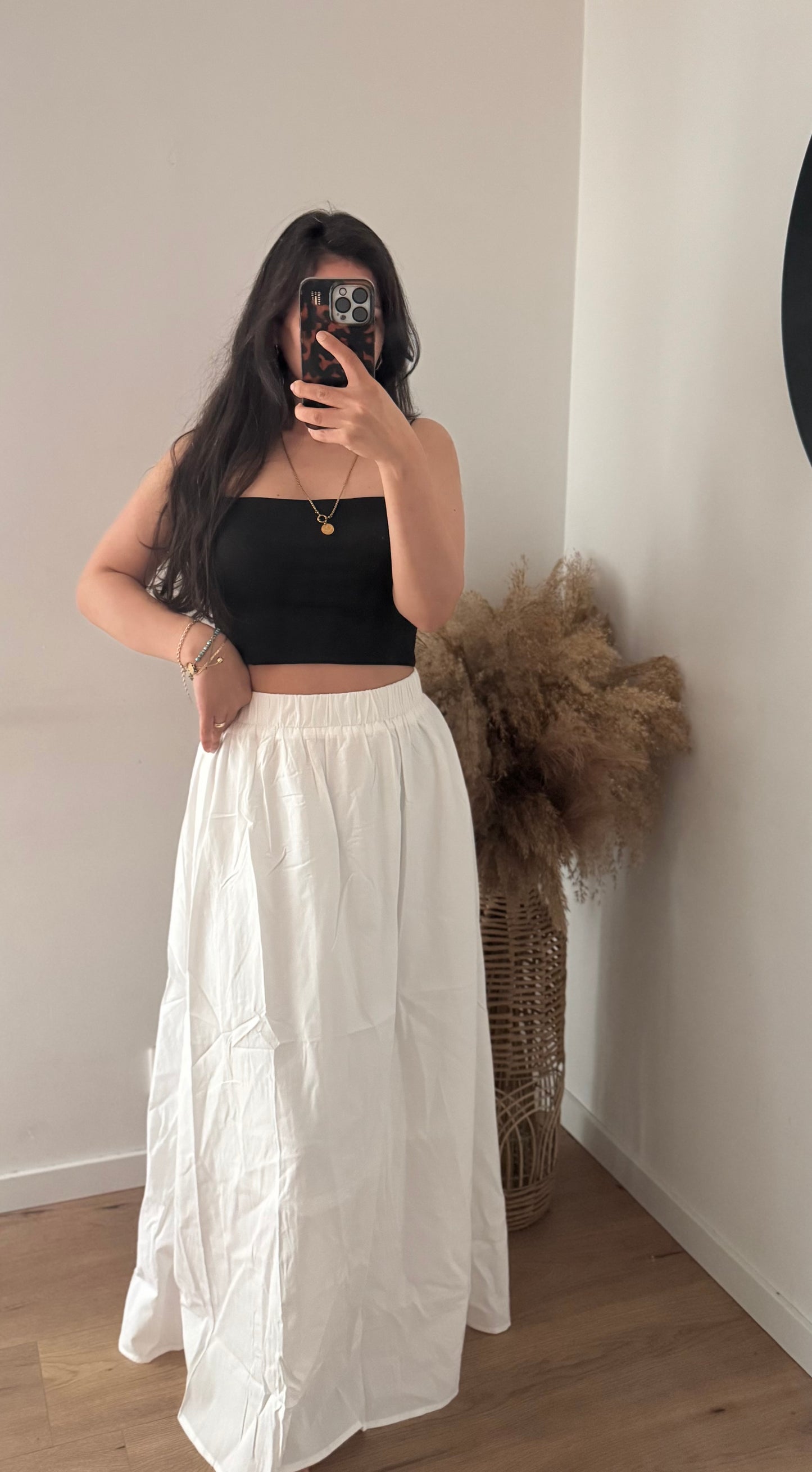 Cleo Maxi Rock weiß