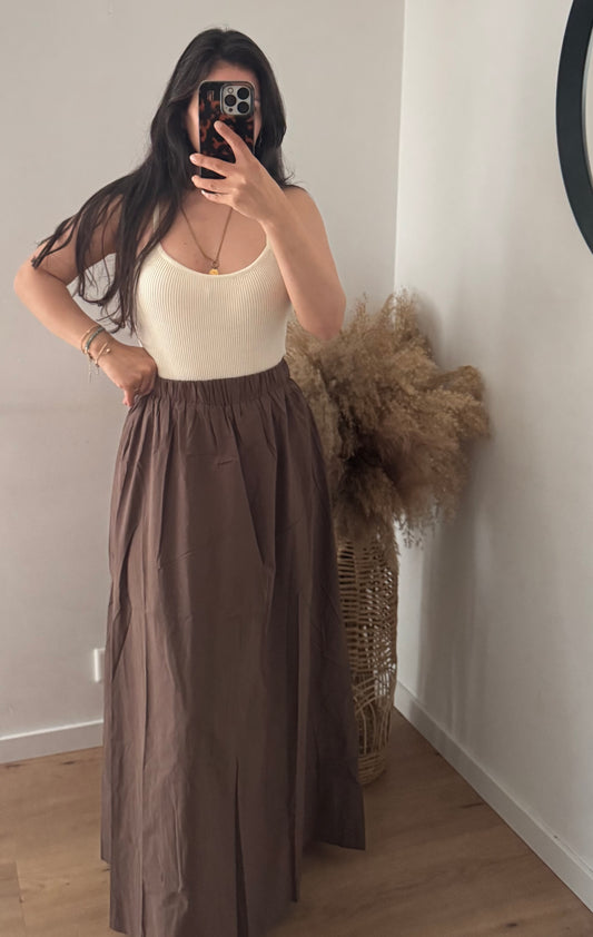 Cleo Maxi Rock braun