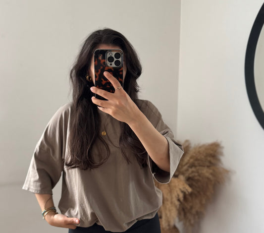 Soft Pop Shirt taupe